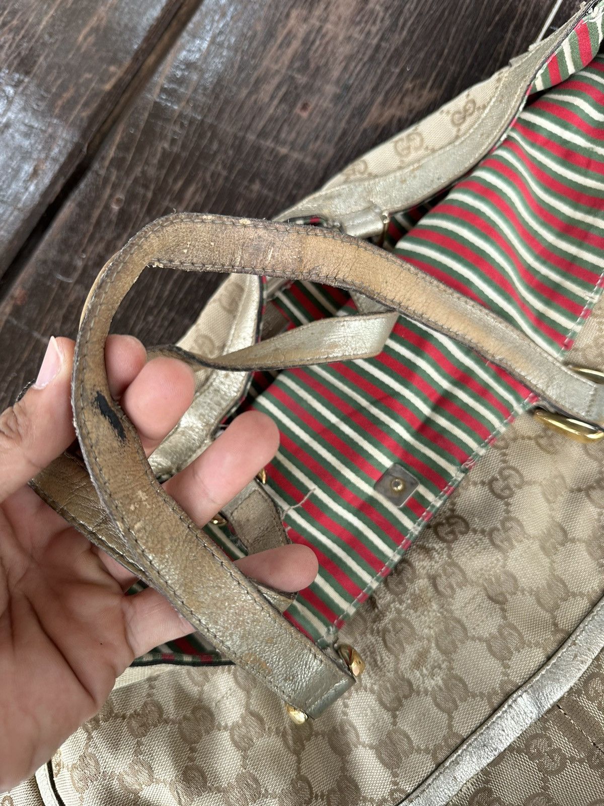 Gucci Vintage gucci hand tote bag Size ONE SIZE - 10 Thumbnail