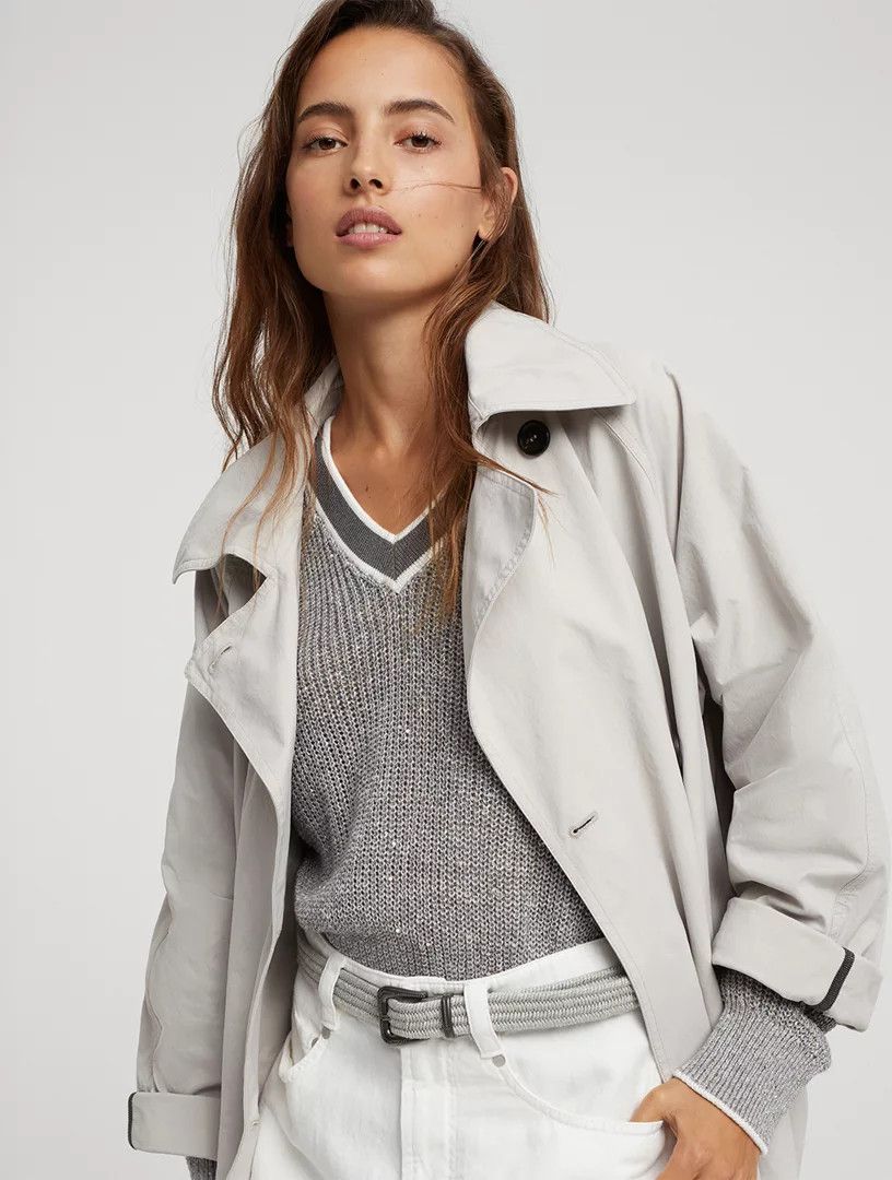 Brunello Cucinelli o1la1rc1a0425 Size: OS/Belt in Light Grey Size ONE SIZE - 4 Thumbnail