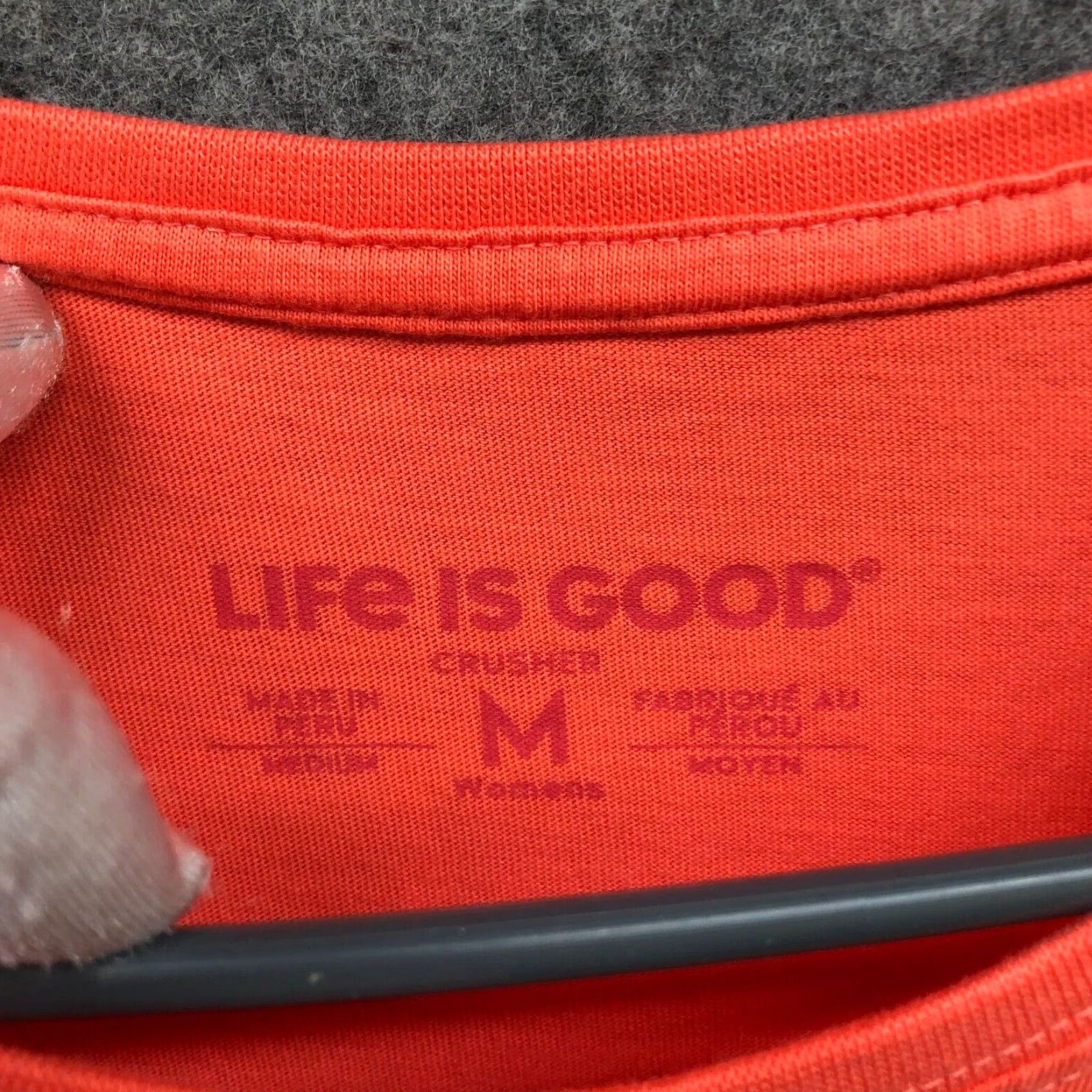 Life is Good Life Is Good Women's T-Shirt M Crew Neck Short Sleeve Cotton Beach Vacation Orange Summer Size M / US 6-8 / IT 42-44 - 7 Thumbnail