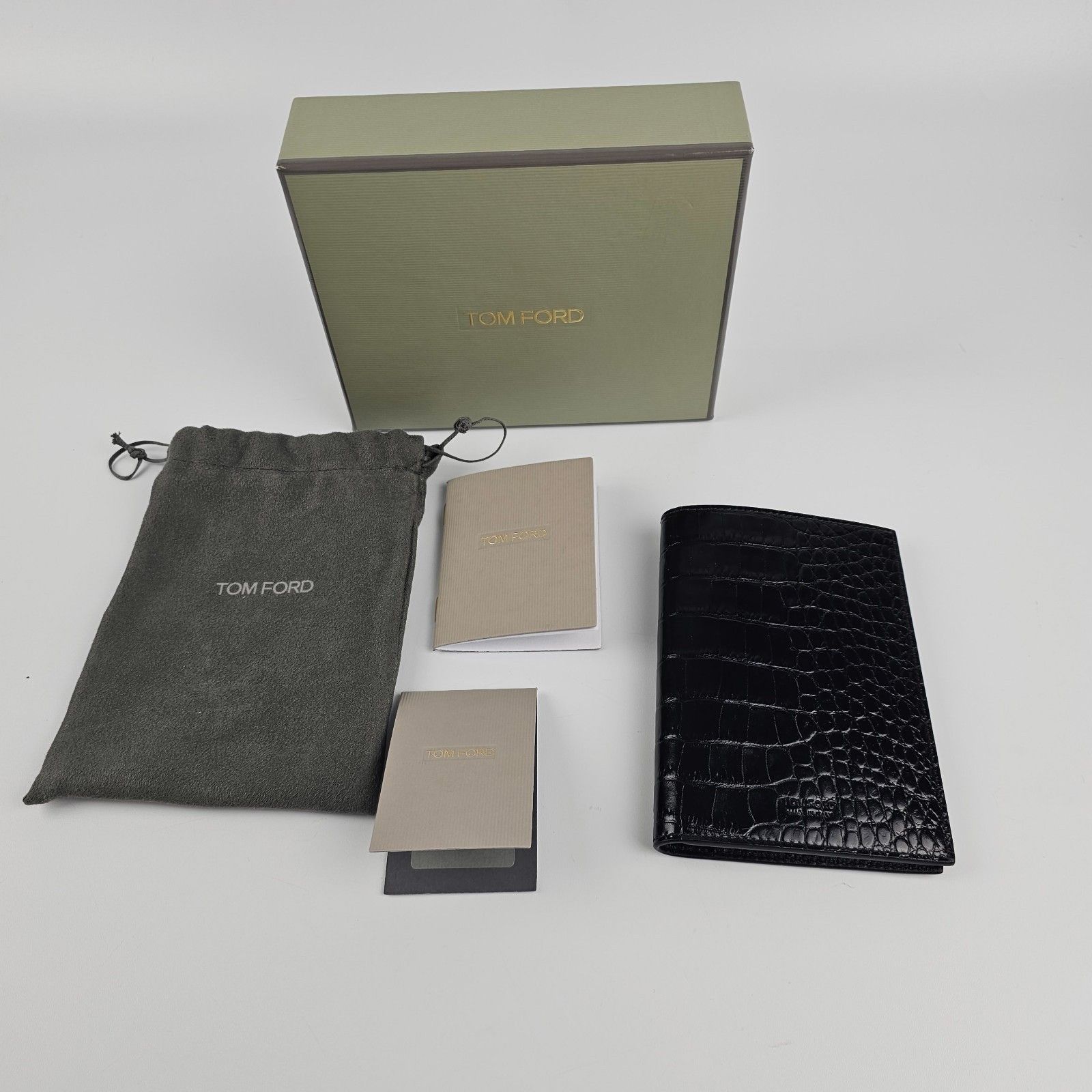 Tom Ford TOM FORD Black Embossed Leather Wallet New & Authentic Size ONE SIZE - 3 Thumbnail