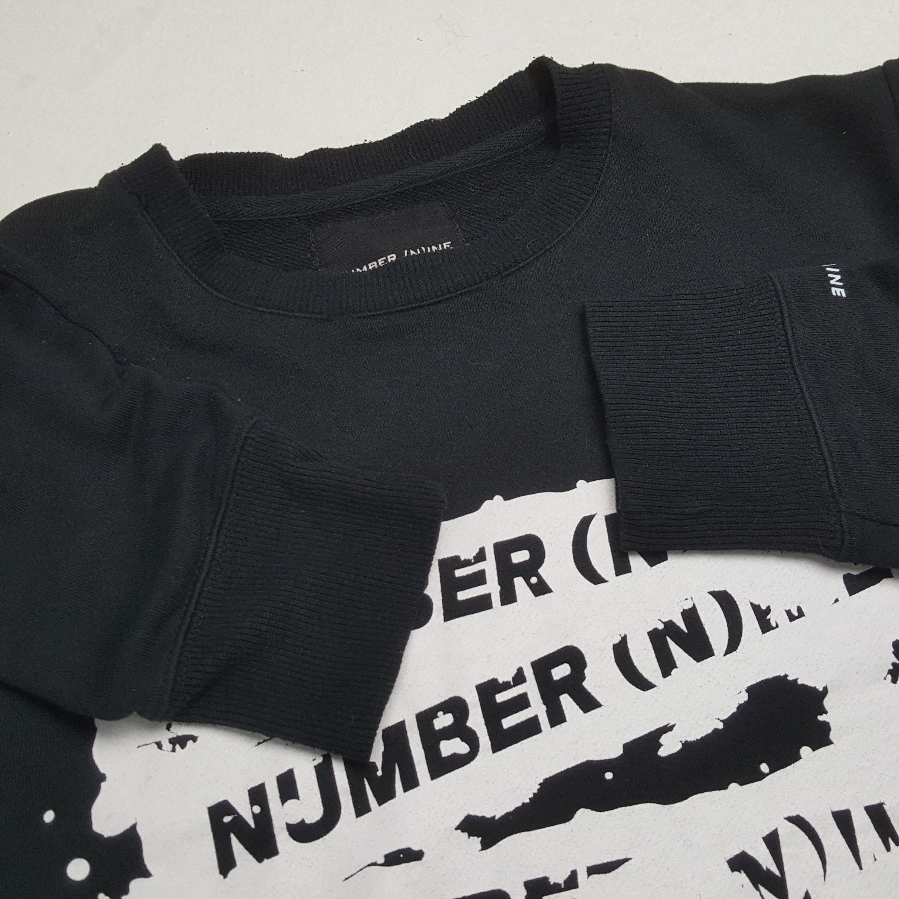 Number (N)ine NUMBER (N)INE Japanese Brand Designer Sweatshirt Size US S / EU 44-46 / 1 - 9 Thumbnail