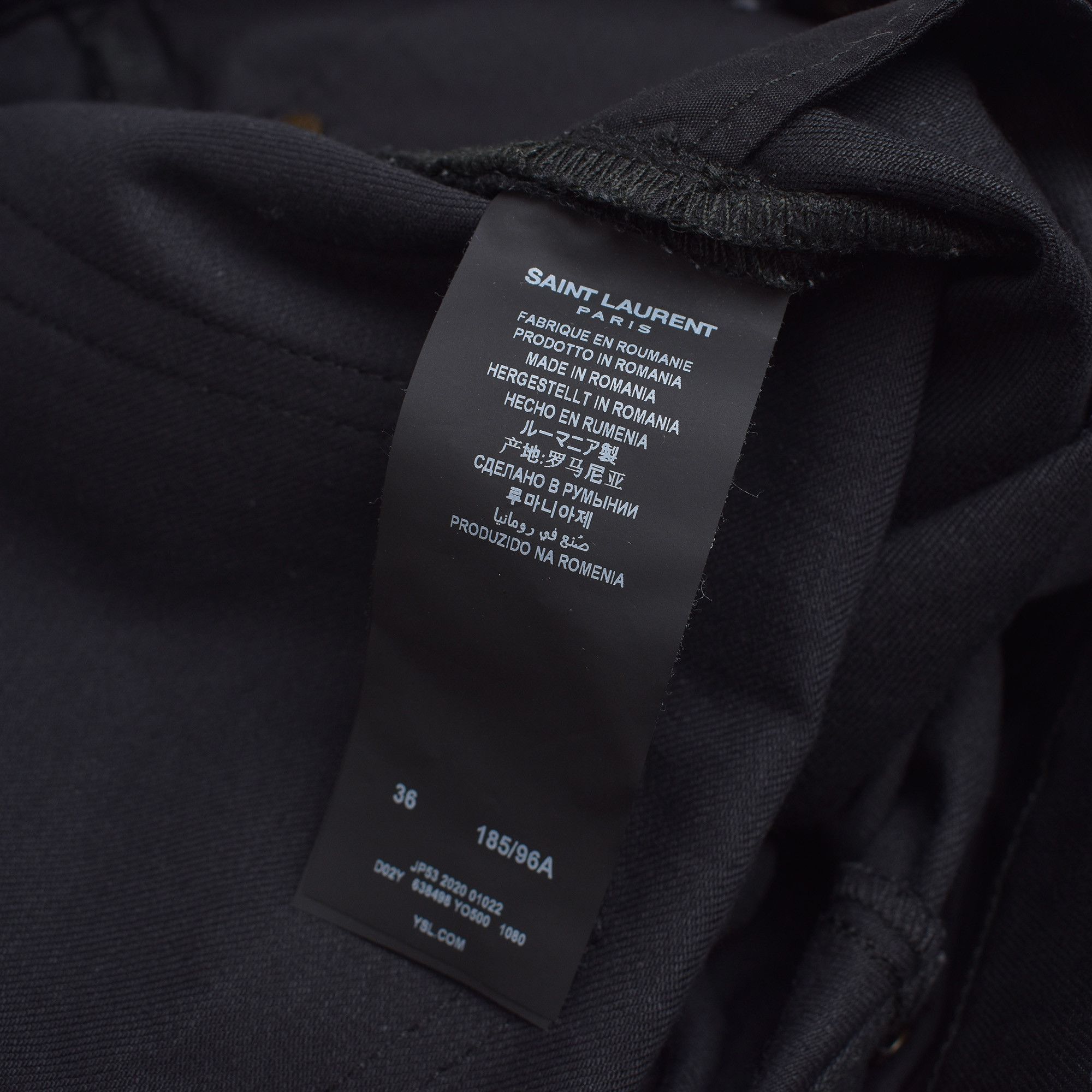 Saint Laurent Paris SAINT LAURENT PARIS D03 M/SK-LW DENIM JEANS 36 LIKE NEW Size US 36 / EU 52 - 4 Thumbnail