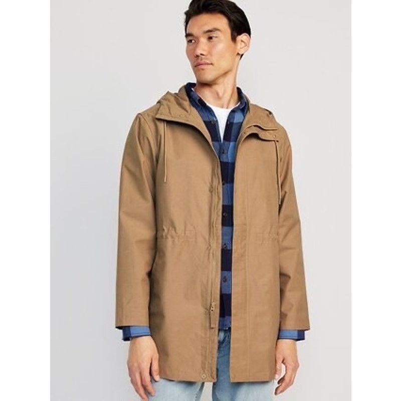Old Navy Old Navy Hooded Shell Parka Jacket Teakwood Brown Tall Size US XXL / EU 58 / 5 - 2 Thumbnail