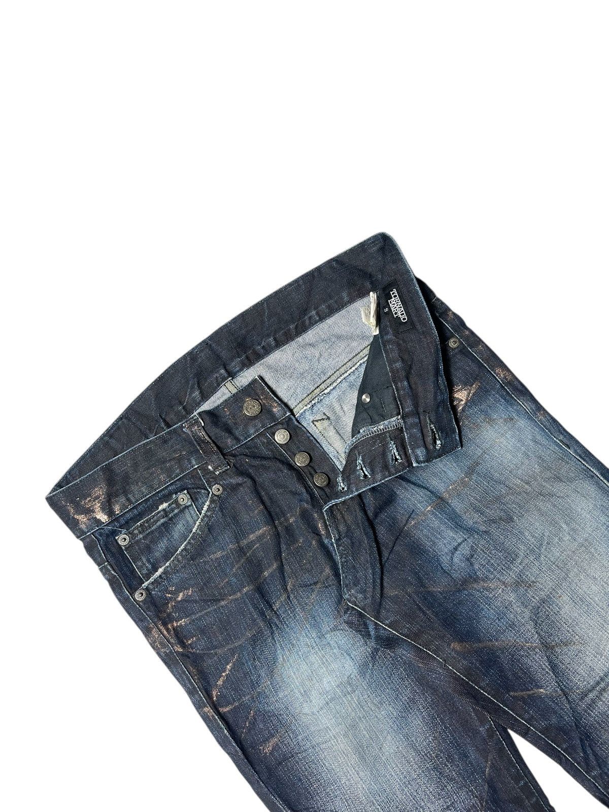 Tornado Mart Tornado Mart Whisker Clawmark Flared Pants Size US 30 / EU 46 - 6 Thumbnail