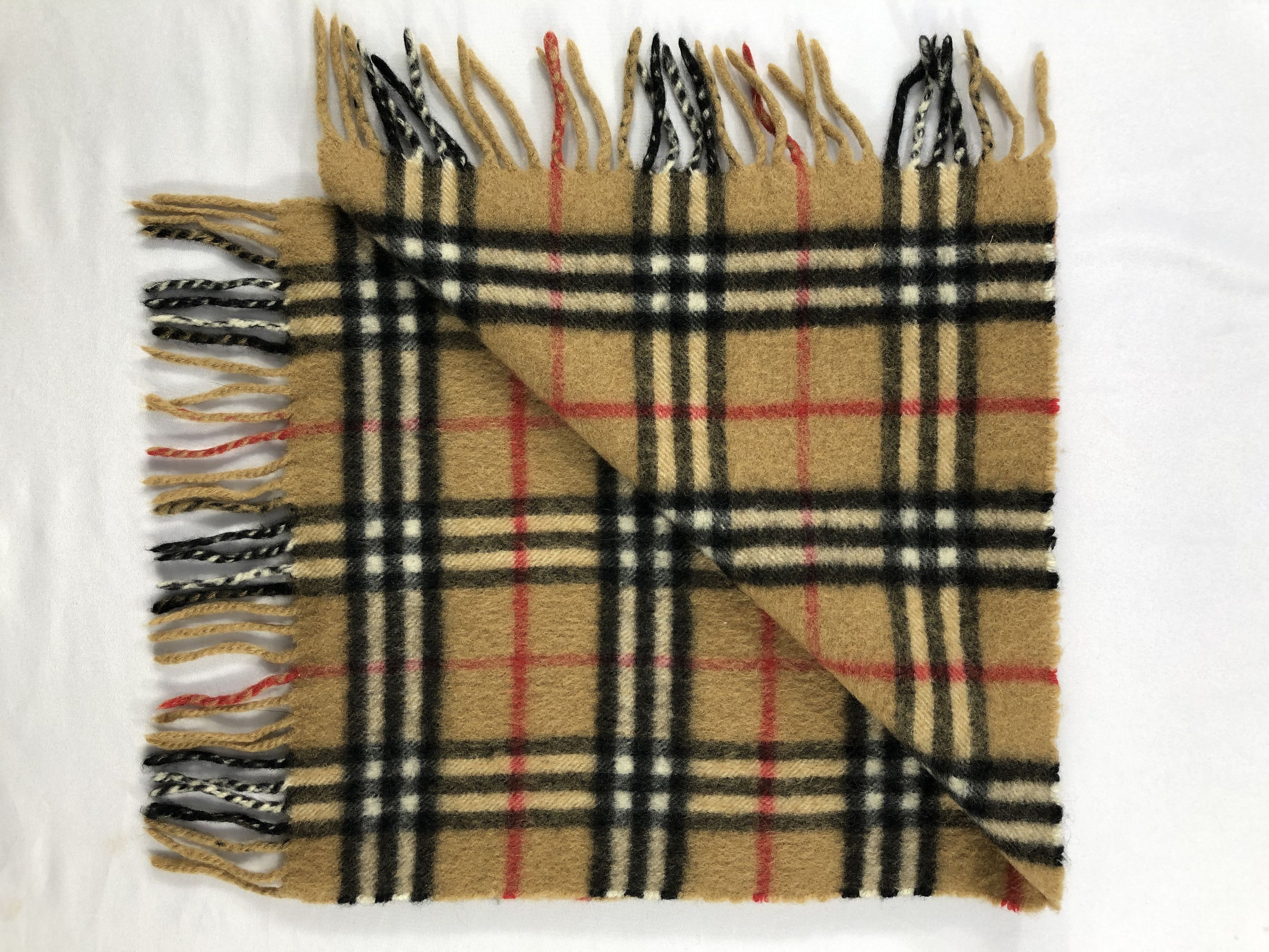 Burberry Vintage Burberry Scarf/Muffler/Neckwear MF1661 Size ONE SIZE - 4 Thumbnail