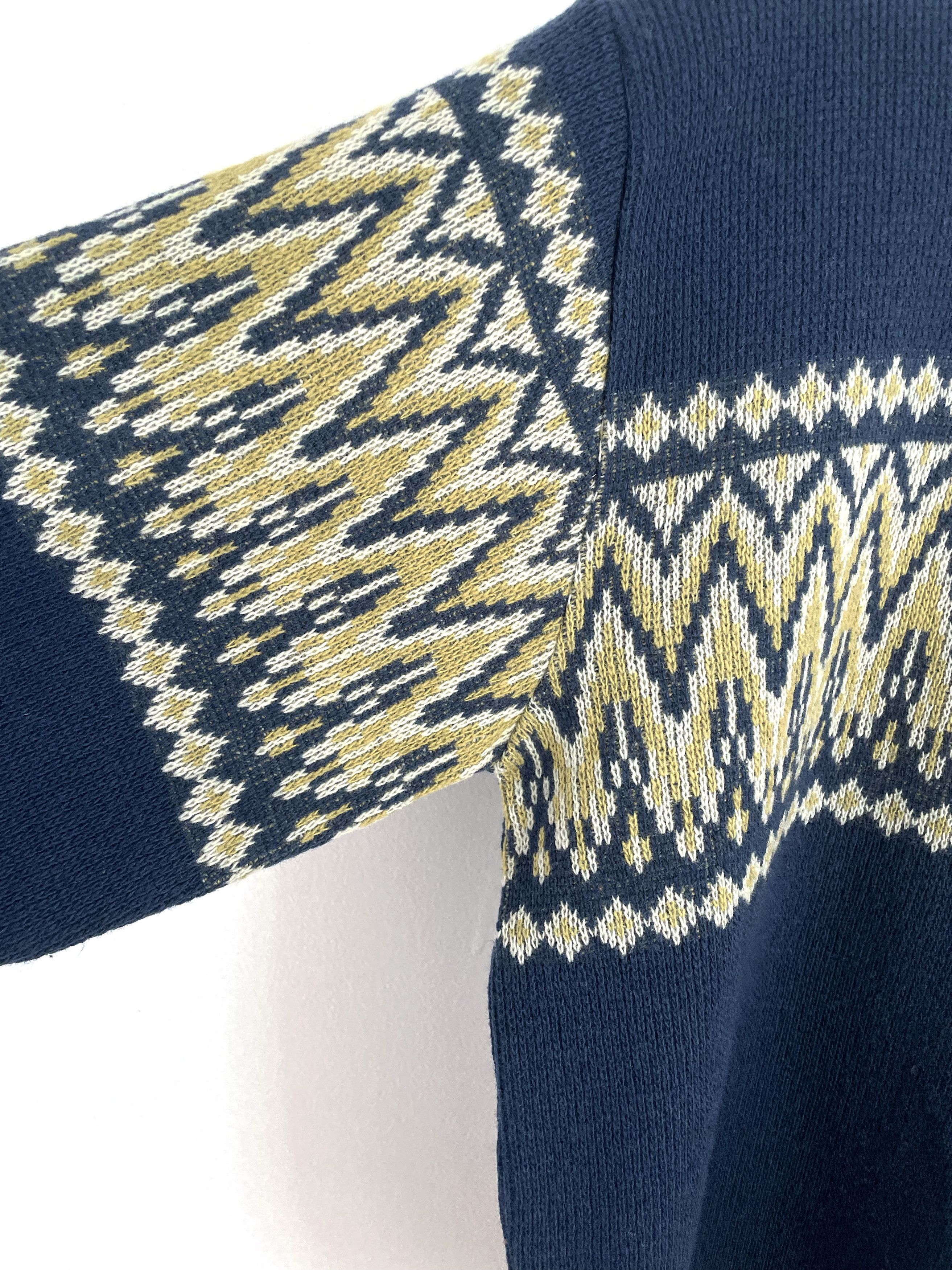 Yohji Yamamoto 80's Nordic Wool Sweater Size US M / EU 48-50 / 2 - 5 Thumbnail