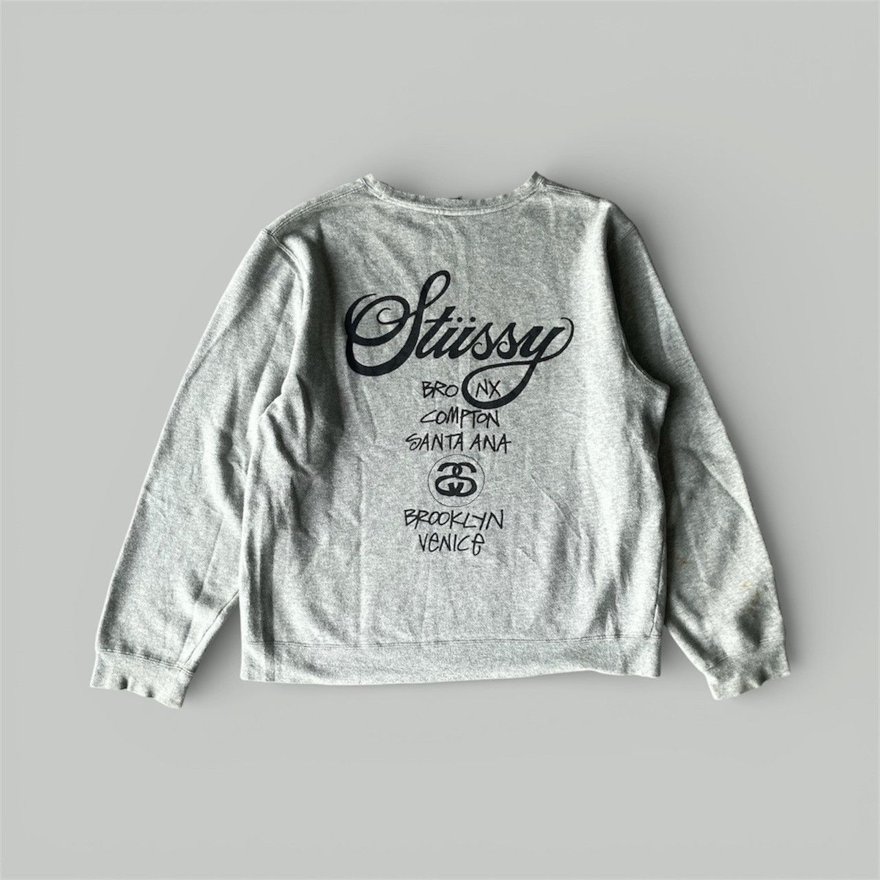 Stussy Vintage Stussy New York OG Crewneck/ Travis Flacko Scott Size US M / EU 48-50 / 2 - 2 Thumbnail