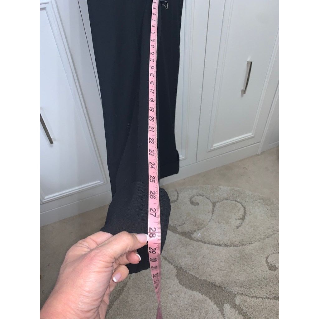Banana Republic Banana Republic Women's Black Flare Dress Pants Size 6 Size 28" / US 6 / IT 42 - 7 Thumbnail