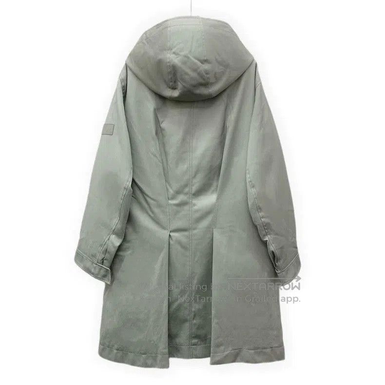Dior Dior Gray Textured Tech Fabric Parka Coat. Size US L / EU 52-54 / 3 - 2 Thumbnail