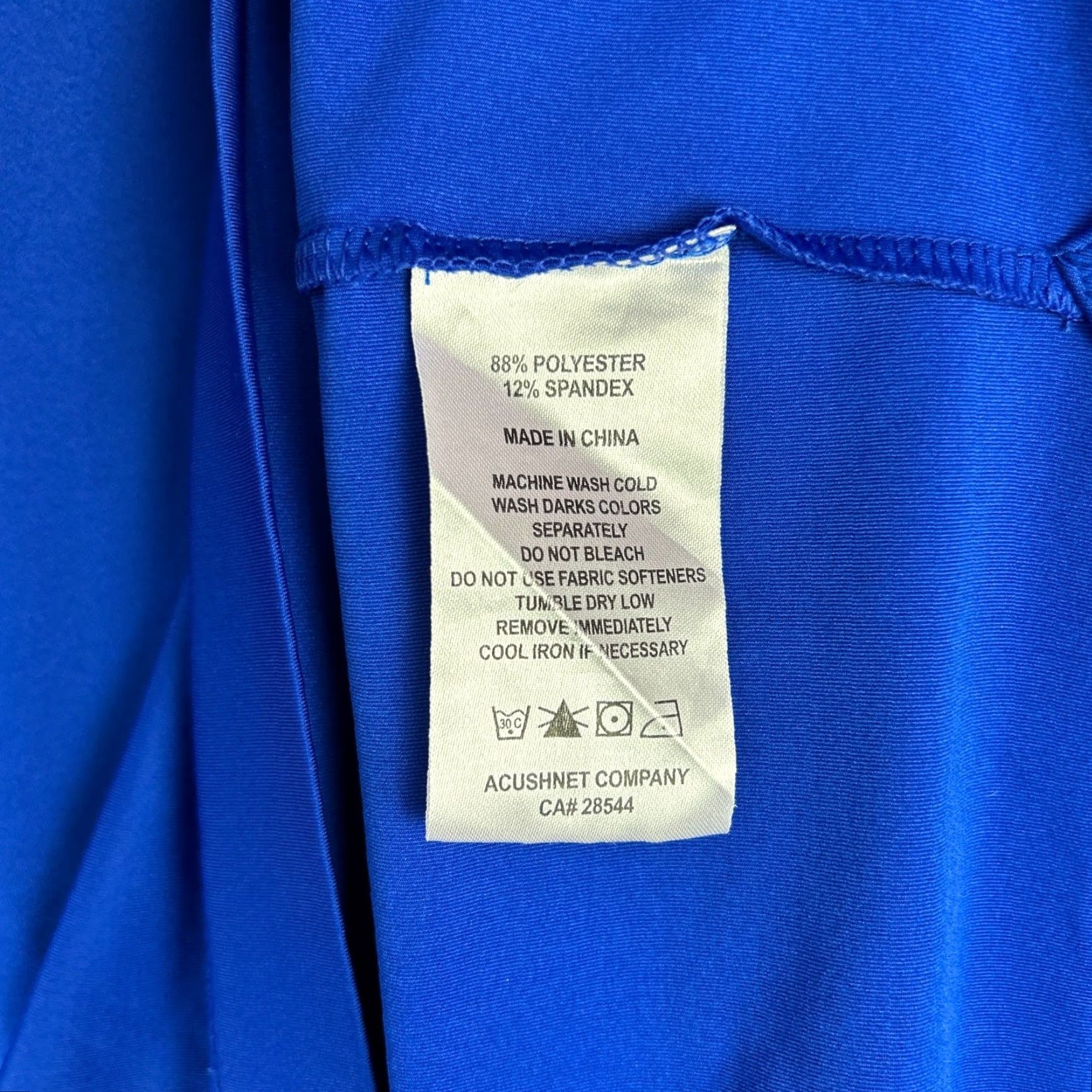 Footjoy FootJoy Mens Polo Shirt Blue Golf Athleisure Quick Dry Stretch Large Regular Short Sleeve Button-Down Collared Shirt Size US L / EU 52-54 / 3 - 5 Thumbnail