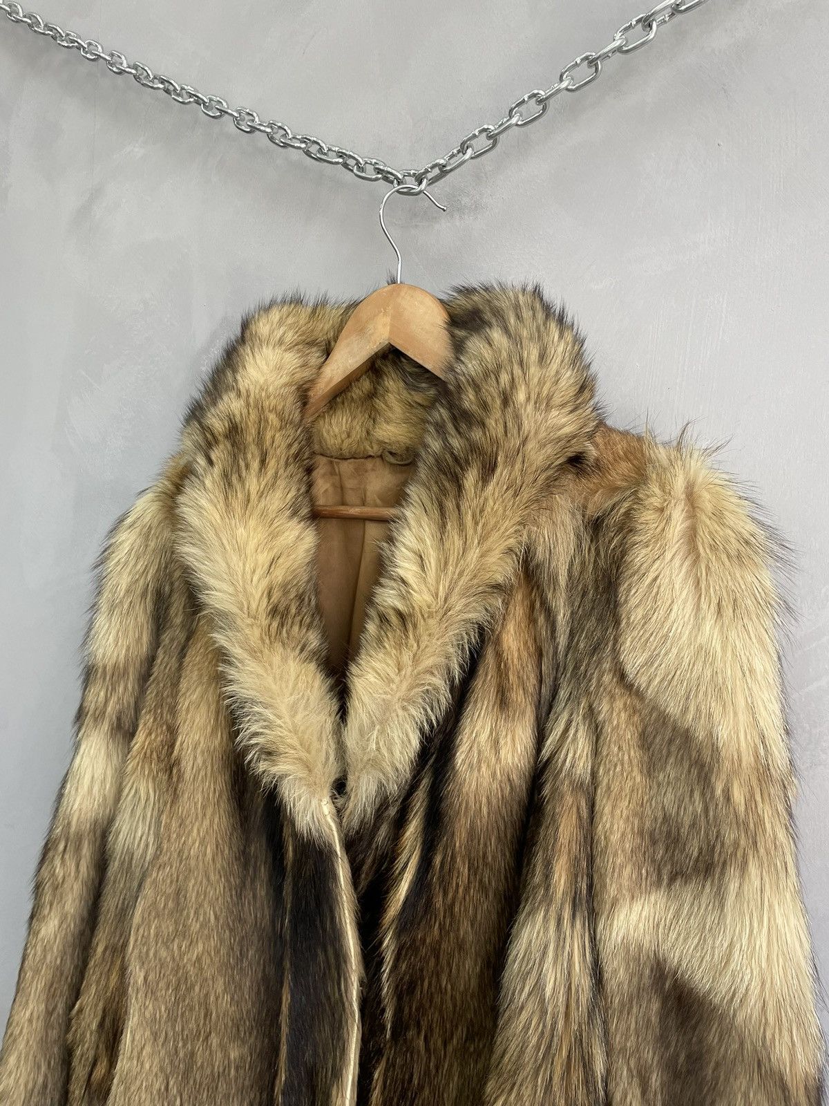 Le Grande Bleu (L.G.B.) Rare real Fur if six was nine style hype jacket coat Size US M / EU 48-50 / 2 - 3 Thumbnail