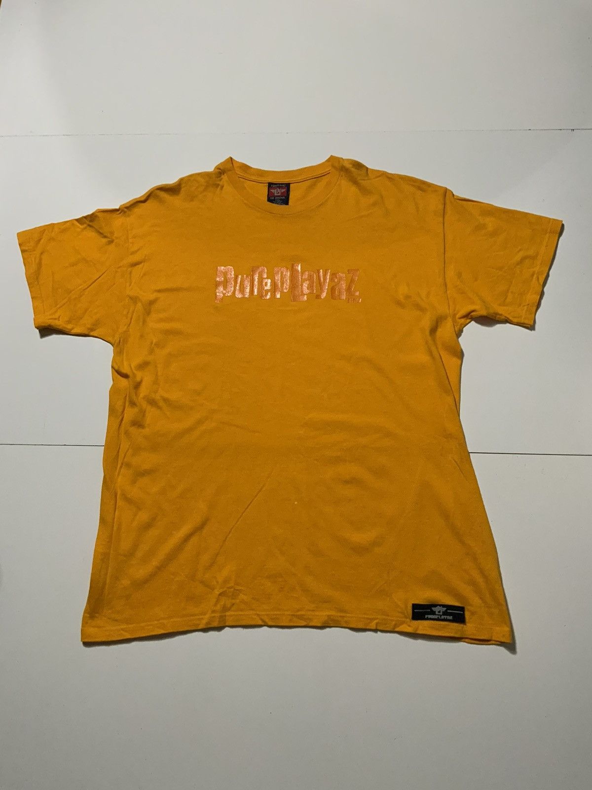 Vintage Vintage Y2K Pure Playaz Brand The Original Hip Hop T-Shirt Size US XXL / EU 58 / 5 - 2 Thumbnail