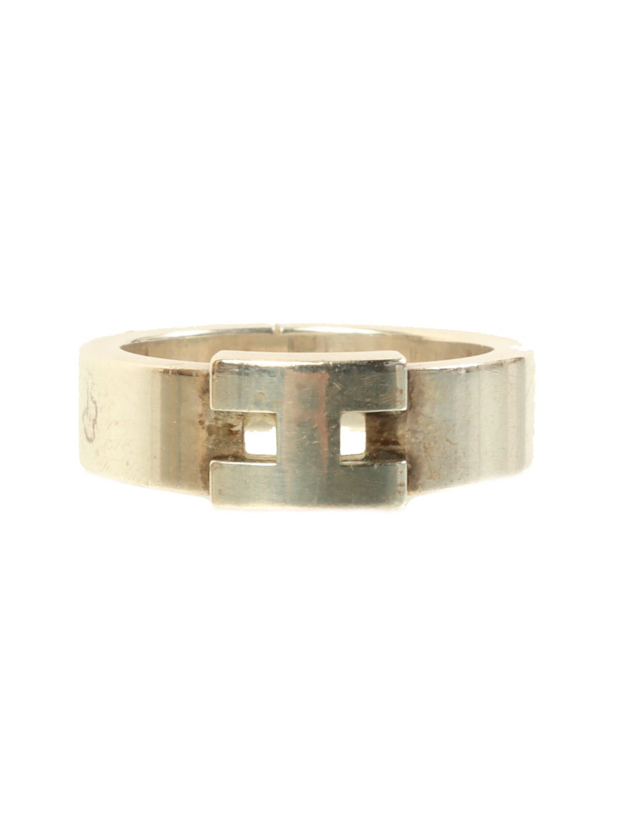 image of Hermes Hercules Ring Silver, Women's