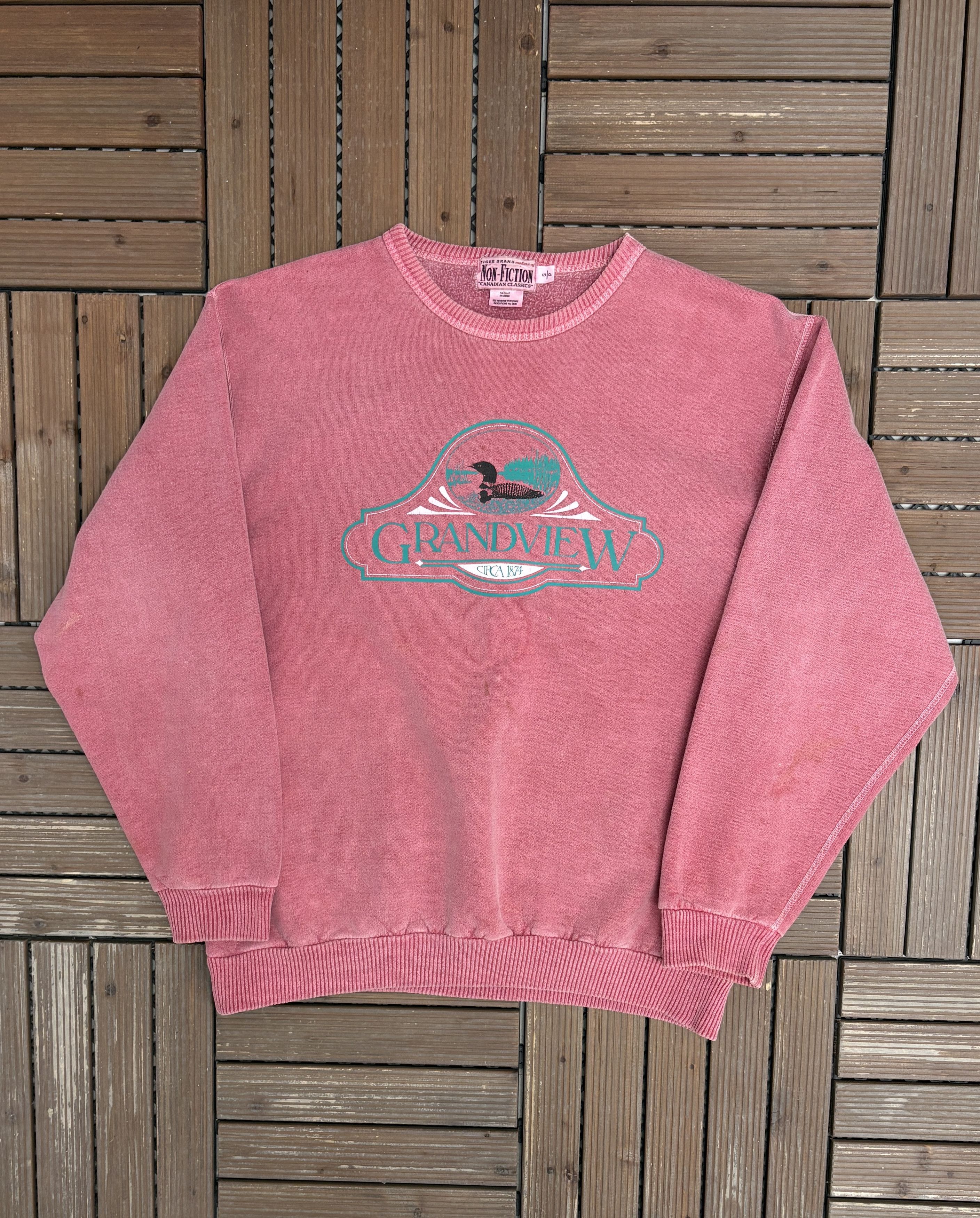 Vintage Grandview Circa 1874 Vintage Red Crewneck Sweater Size US S / EU 44-46 / 1 - 1 Thumbnail