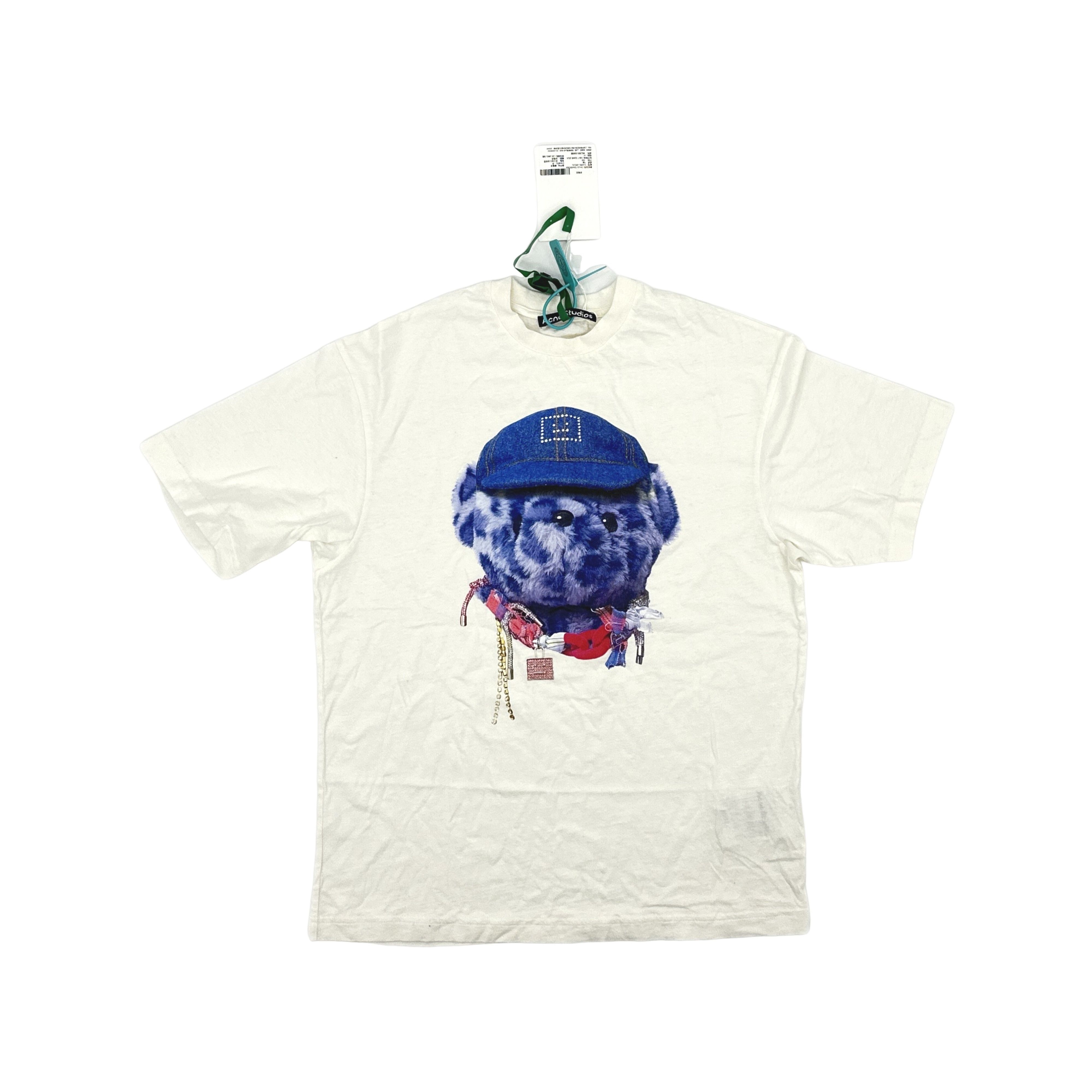 Acne Studios Acne Studios Face Bear Print T-Shirt XXS Size US XXS / EU 40 - 1 Thumbnail