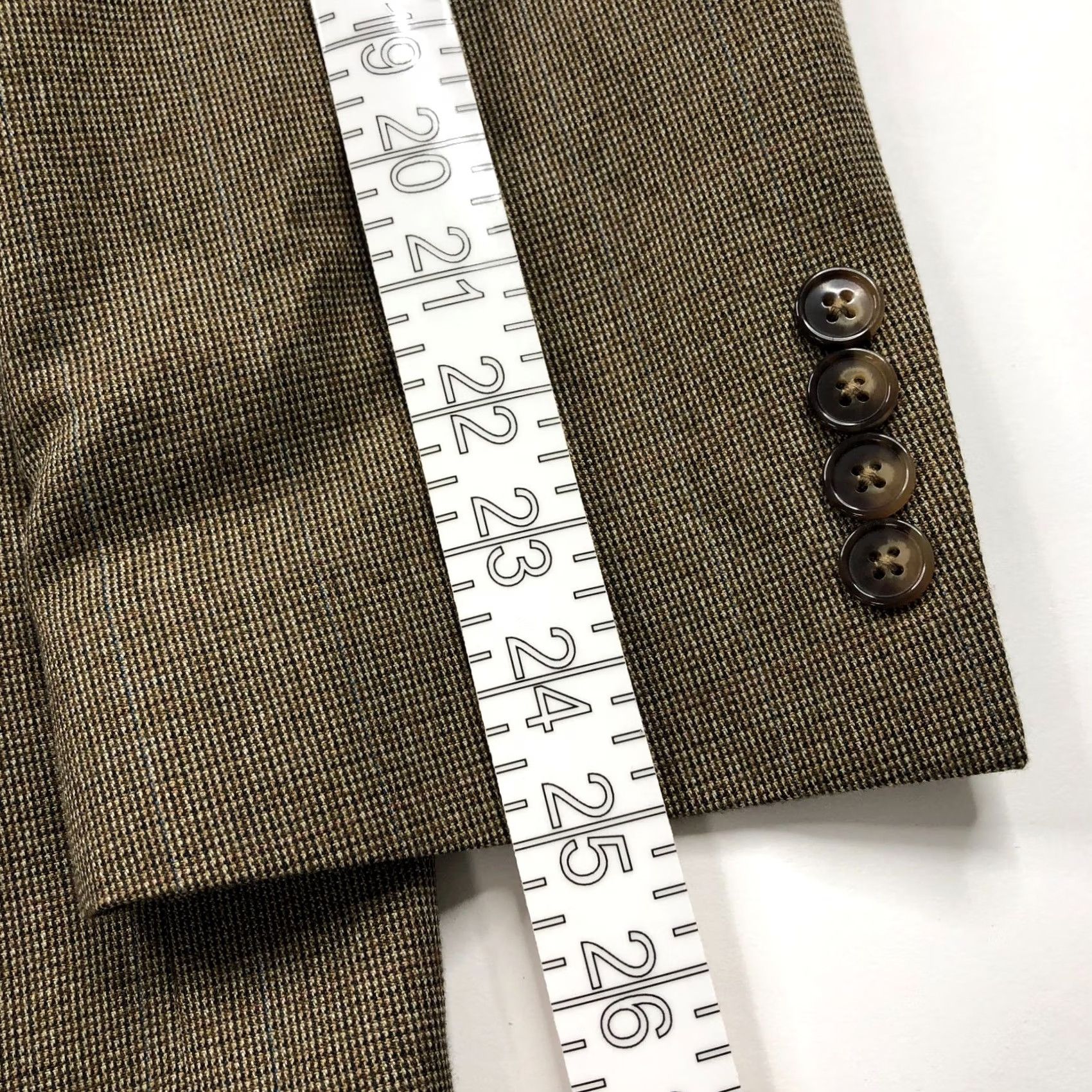 Chaps Chaps Sport Coat Jacket One Piece Mens Regular 46R Brown Nail Pattern Geometric Designer Wedding Sports Mint Pattern Brown Blue MINT Size US S / EU 44-46 / 1 - 7 Thumbnail