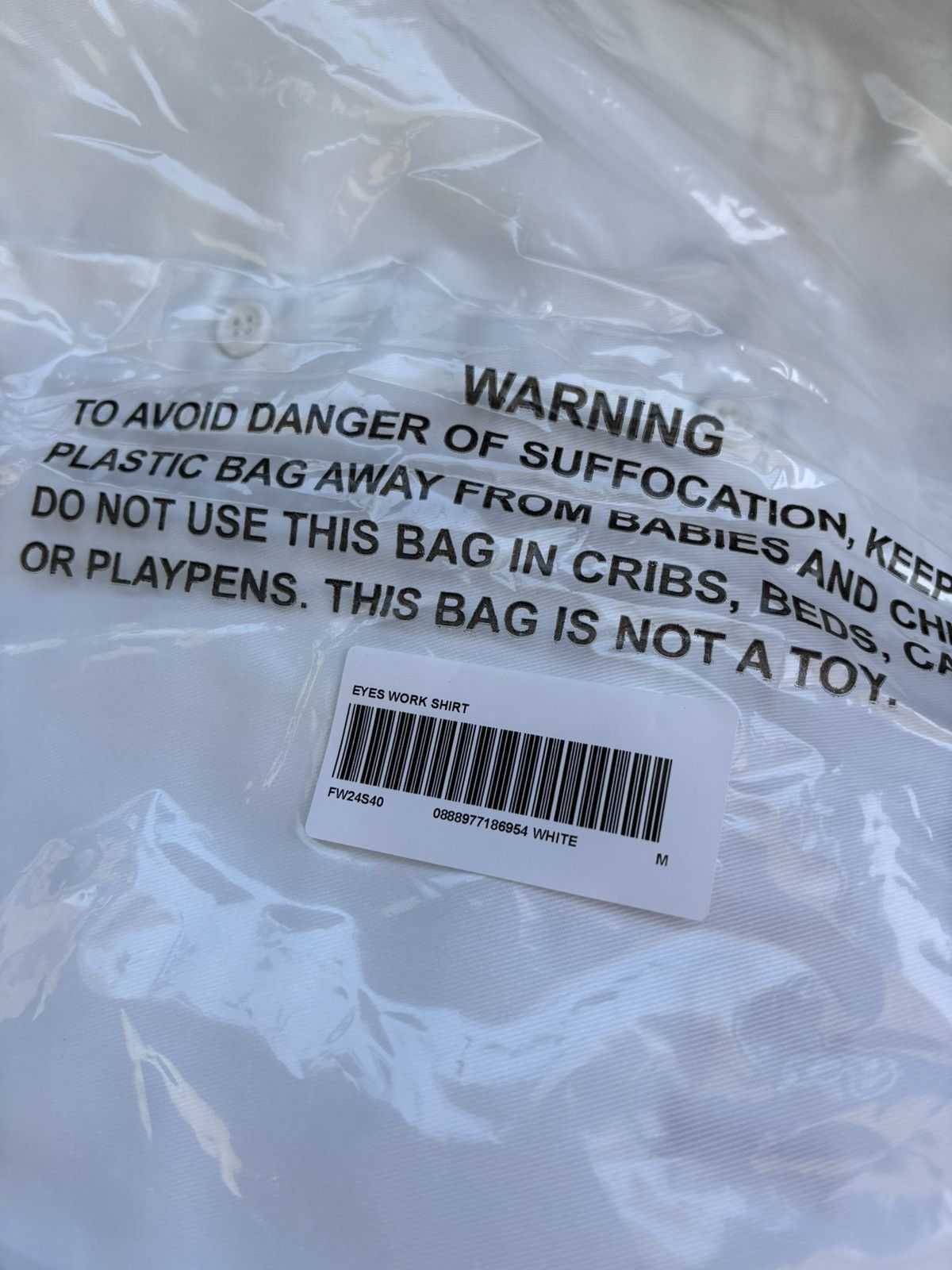 Supreme Supreme AOI Eyes S/S Work Shirt White Medium *IN HAND* Size US M / EU 48-50 / 2 - 3 Thumbnail