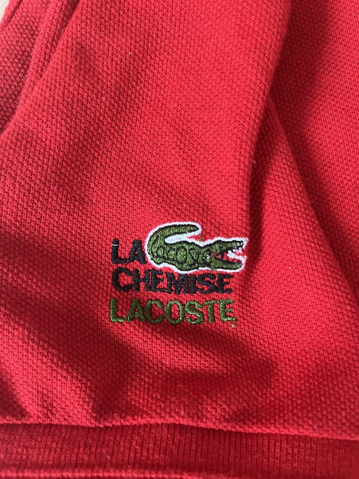 Lacoste RARE CHEMISE LACOSTE RED POLO Size US XL / EU 56 / 4 - 4 Thumbnail
