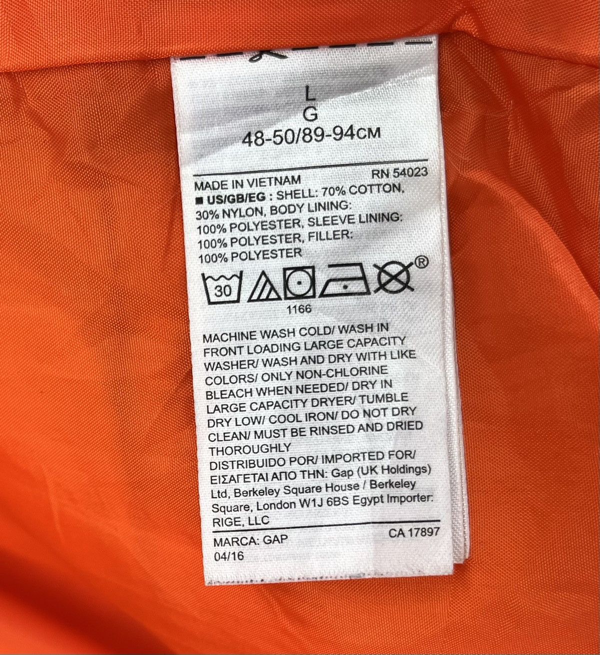 Gap Vintage Gap Primaloft Down Vest Size US L / EU 52-54 / 3 - 8 Thumbnail
