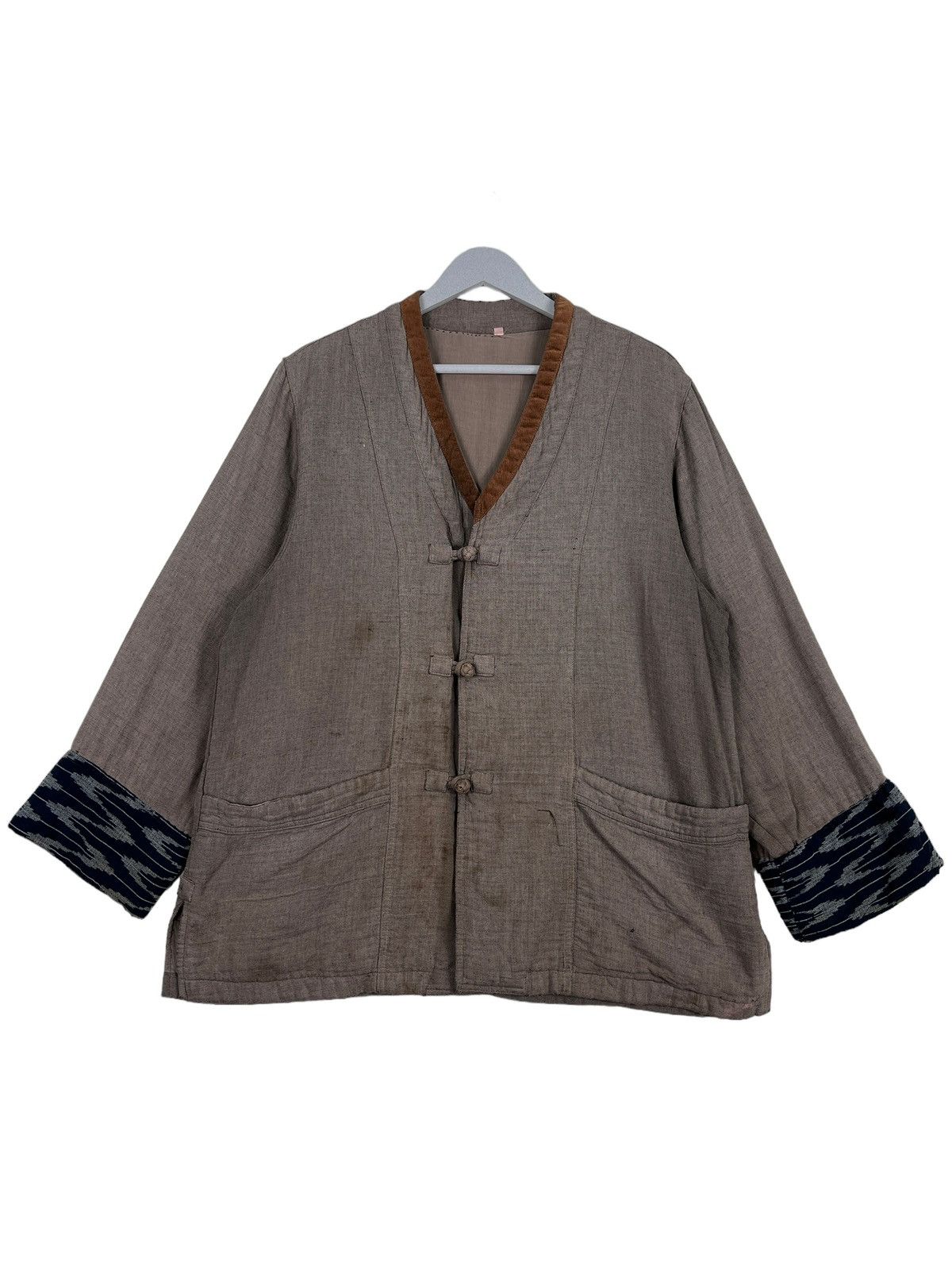 Japanese Brand 🔥 60s VINTAGE KIMONO MANDARIN JACKET Size US M / EU 48-50 / 2 - 2 Thumbnail