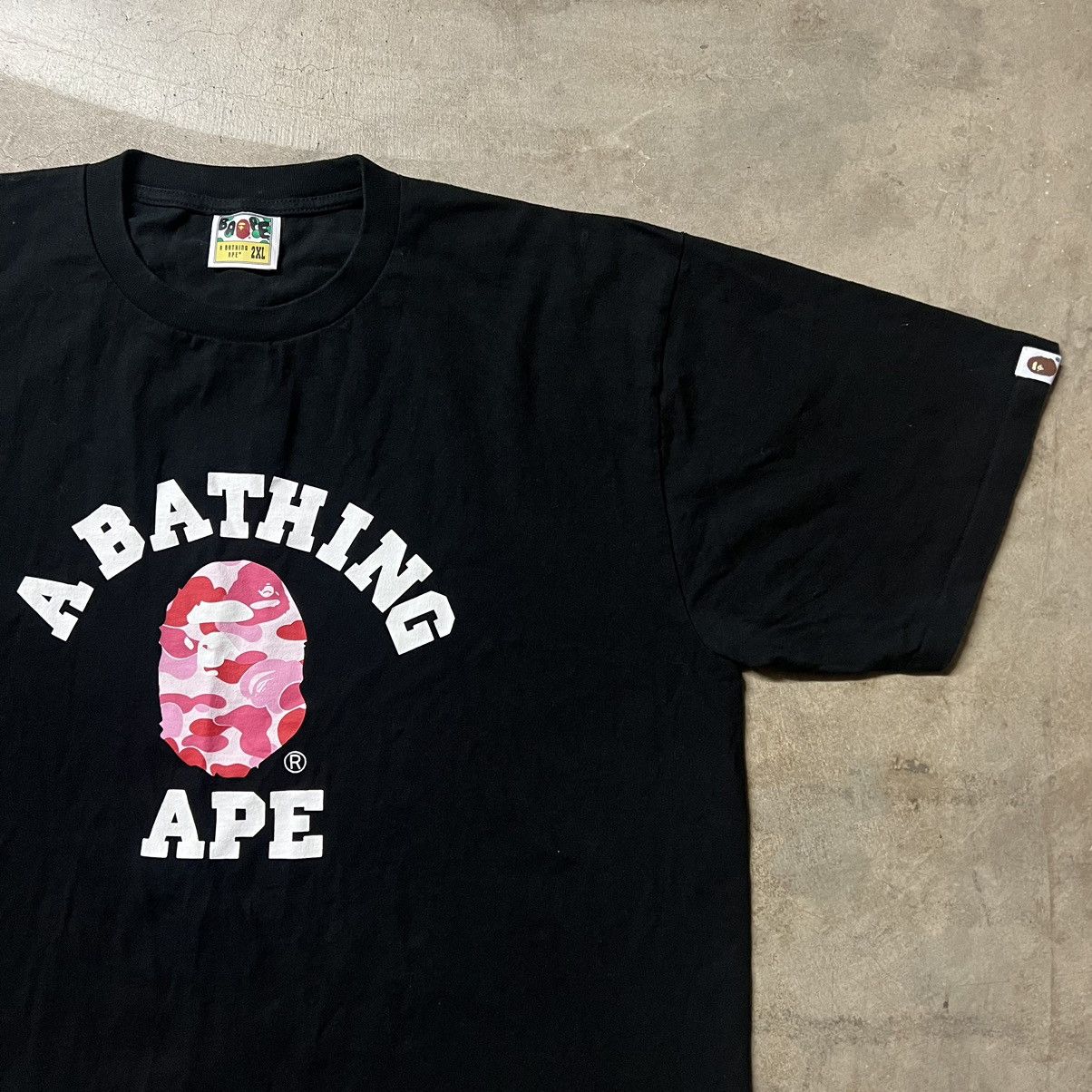 Bape × Hypebeast A Bathing Bape BAPE Pink Camo College Logo T Size US XXL / EU 58 / 5 - 1 Thumbnail