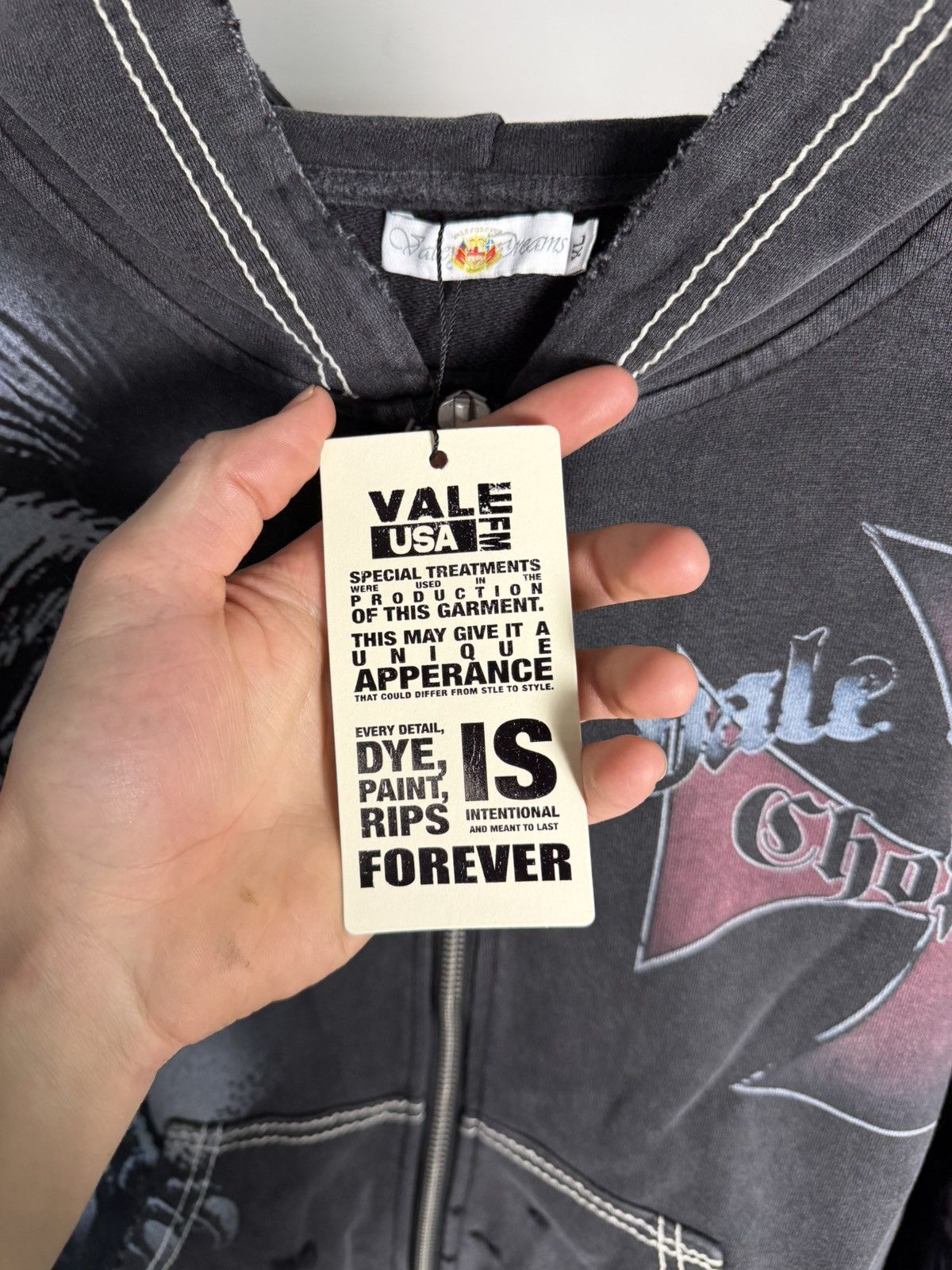 Vale Vale Forever Hardy Boyz Zip Up 'Black' Size US XL / EU 56 / 4 - 4 Thumbnail