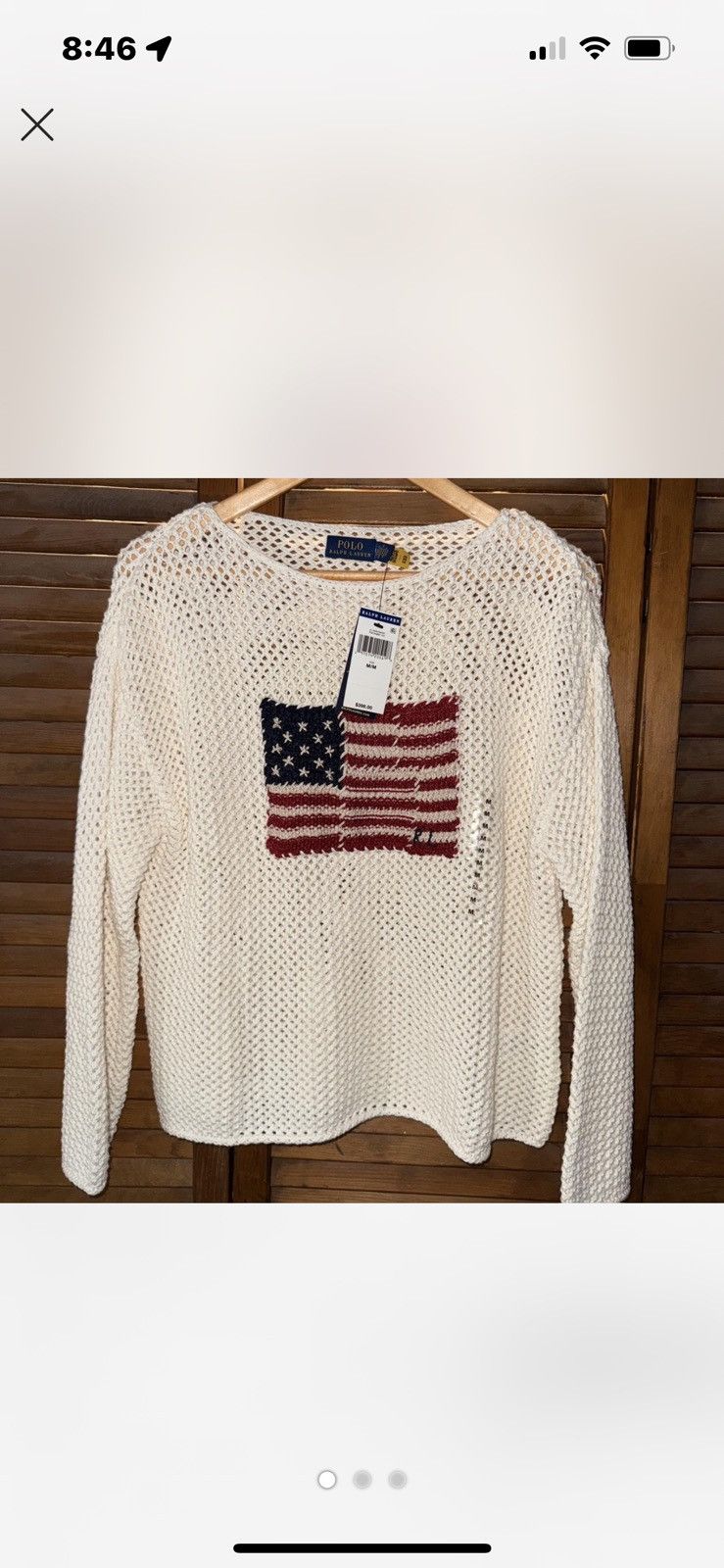 Polo Women Patchwork Flag Sweater