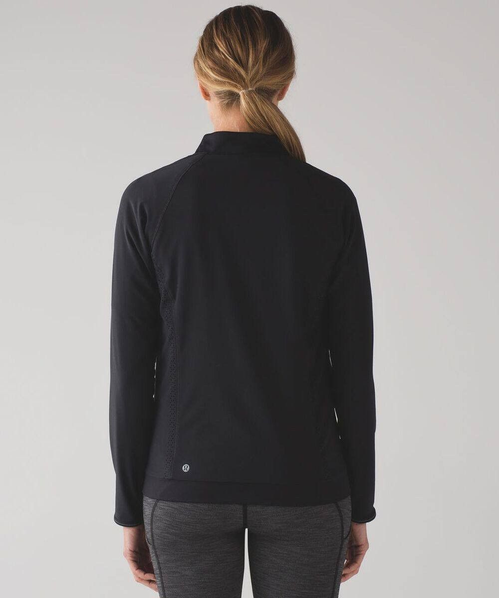 Lululemon Lululemon Black Track Refletive zip light lined jacket Size XS / US 0-2 / IT 36-38 - 4 Thumbnail