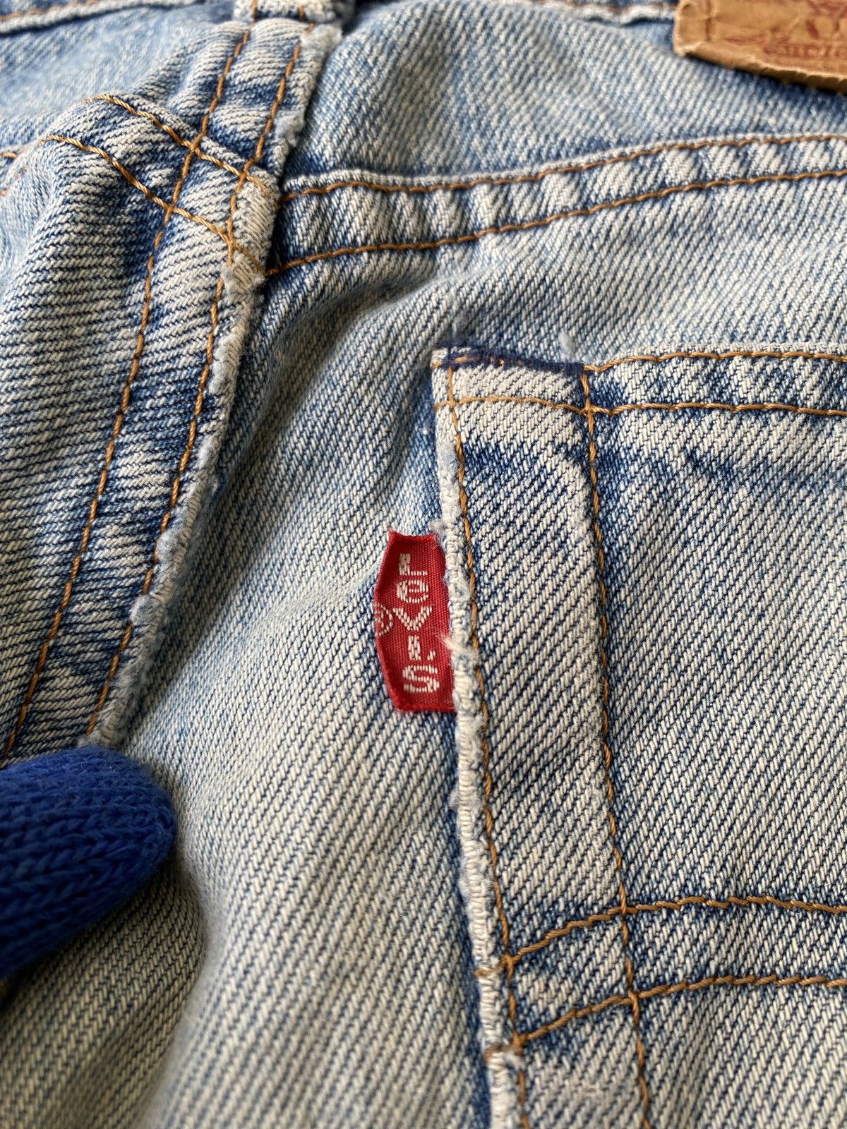 Levi's Vintage 90’s Levi’s 512 Distressed Denim Size US 28 / EU 44 - 21 Thumbnail