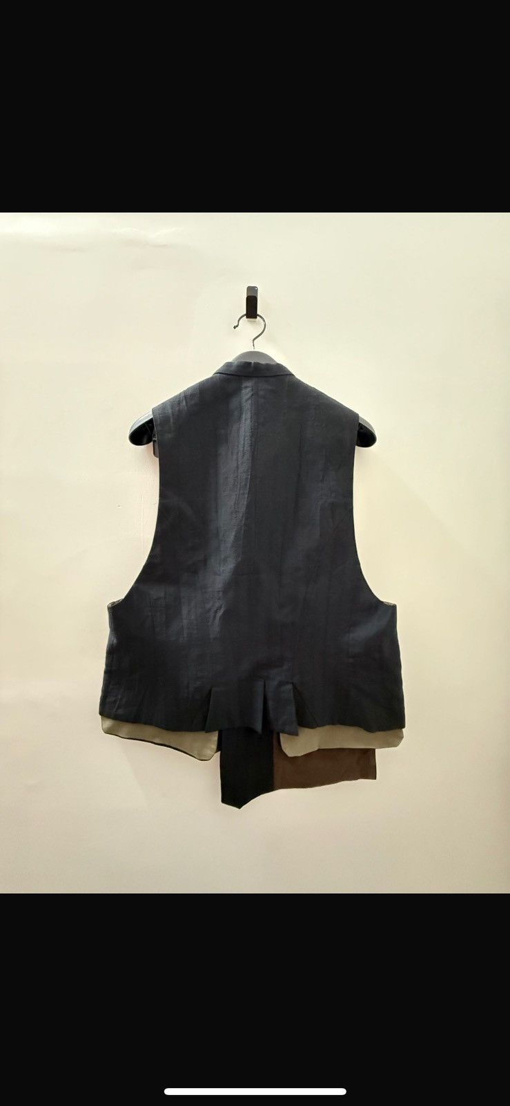 Ziggy Chen Ziggy Chen AW21 Asymmetrical Vest Size 38S - 2 Thumbnail