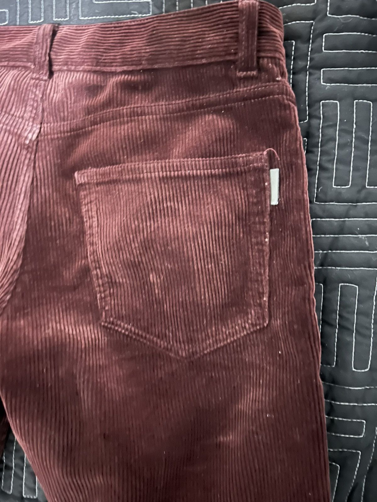 Saint Laurent Paris Saint Laurent Corduroy D17 Bootcut Denim Size US 29 - 5 Thumbnail