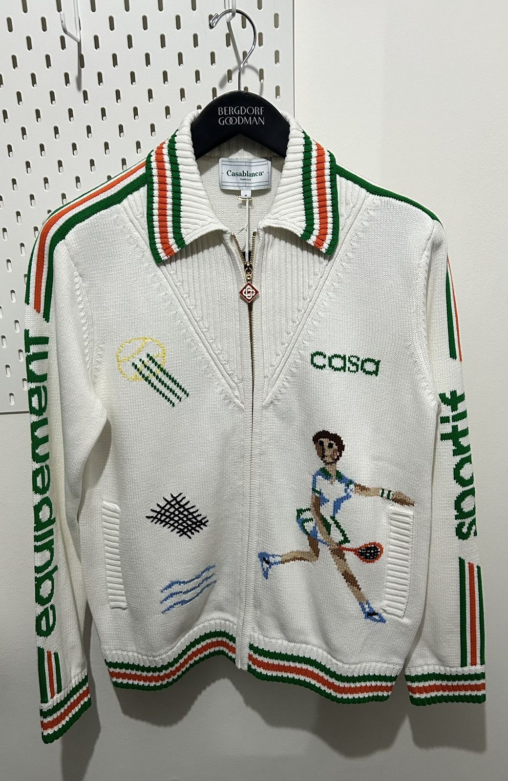 Casablanca Casablanca KNIT LE JEU INTARSIA KNIT JACKET Medium Size US M / EU 48-50 / 2 - 1 Thumbnail