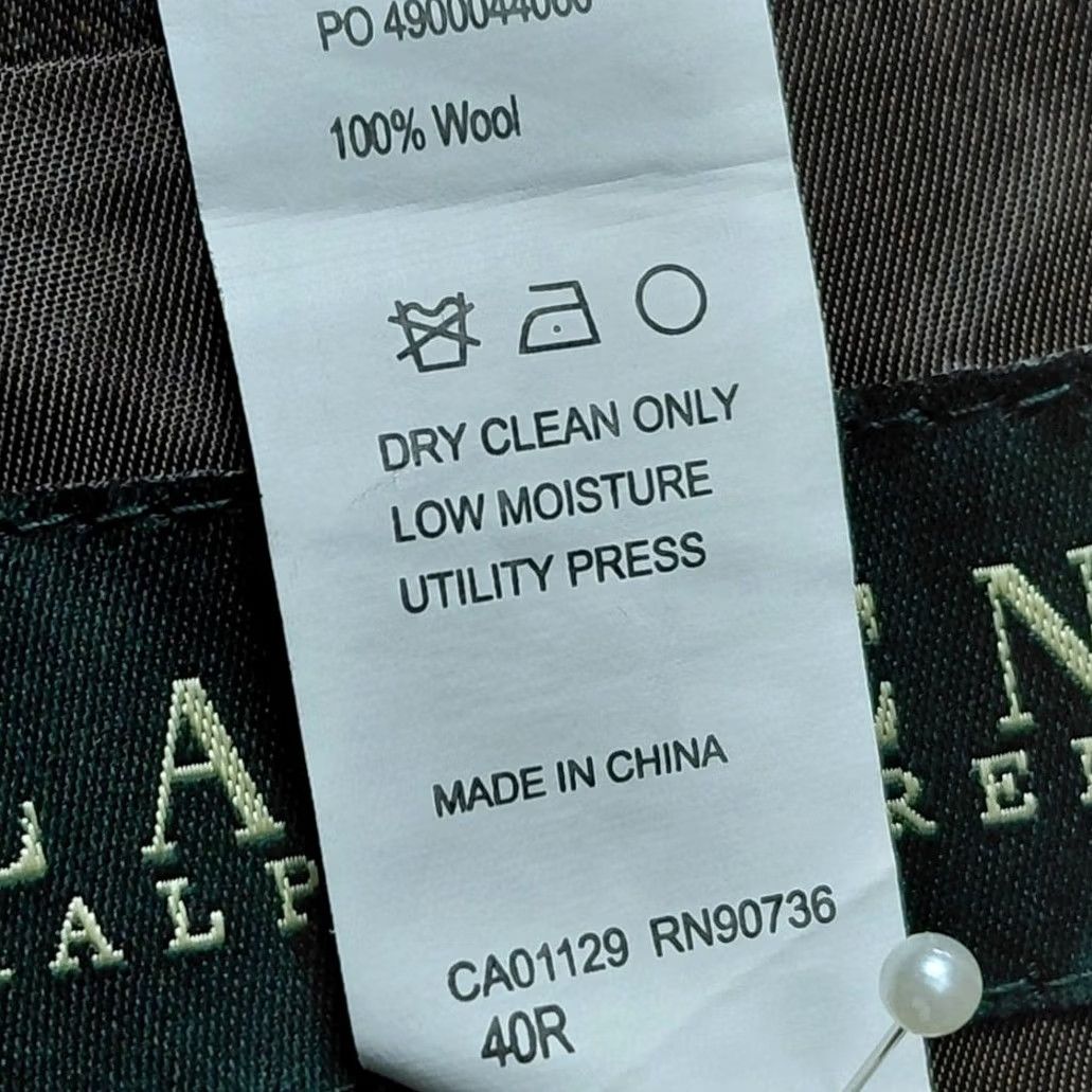 Ralph Lauren LAUREN RALPH LAUREN Wool Blazer Brown Plaid Long Sleeve Classic Men Size 40R Size US L / EU 52-54 / 3 - 3 Thumbnail