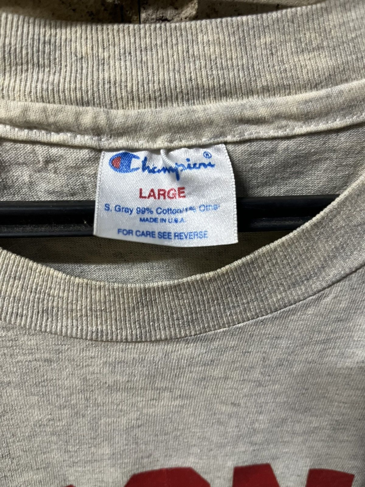 Champion Wisconsin Vintage Champion T-Shirt Size US L / EU 52-54 / 3 - 3 Thumbnail
