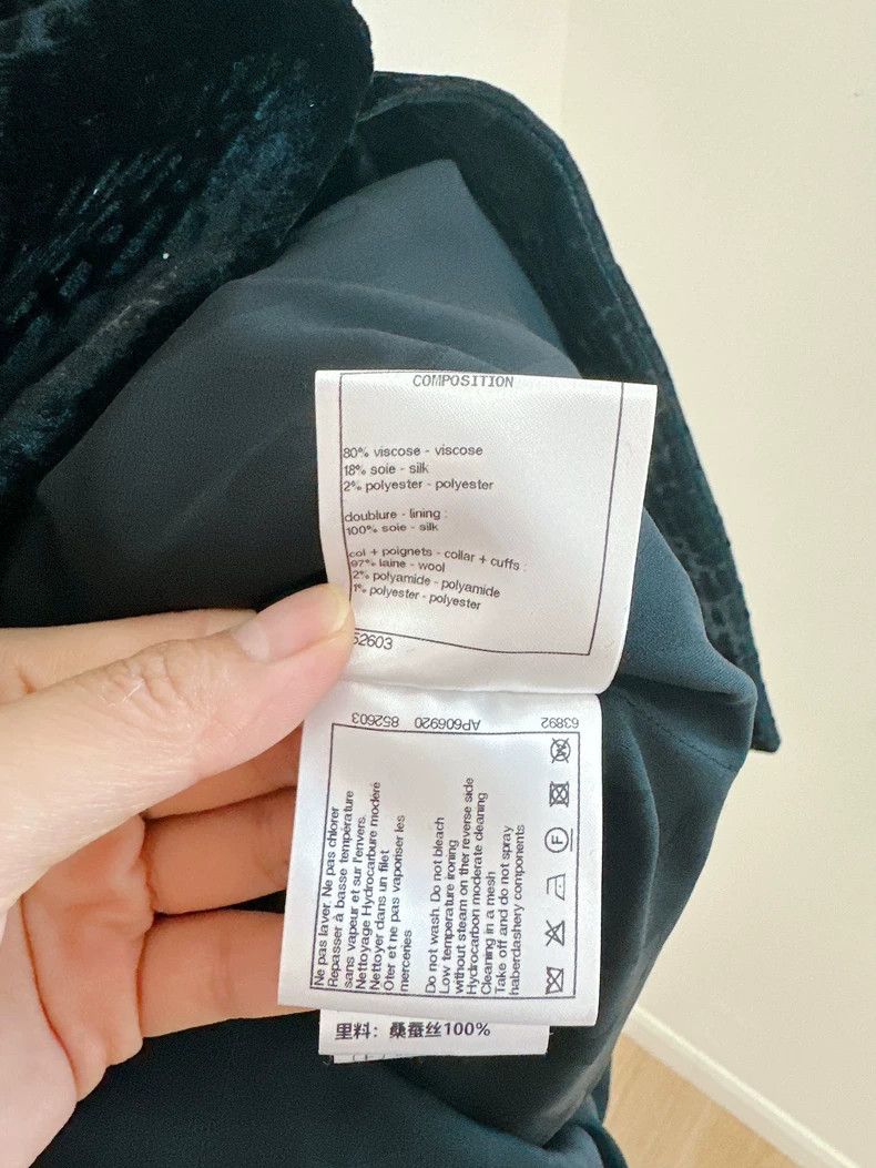 Chanel Chanel 22B black velvet long coat Size XS / US 0-2 / IT 36-38 - 7 Thumbnail