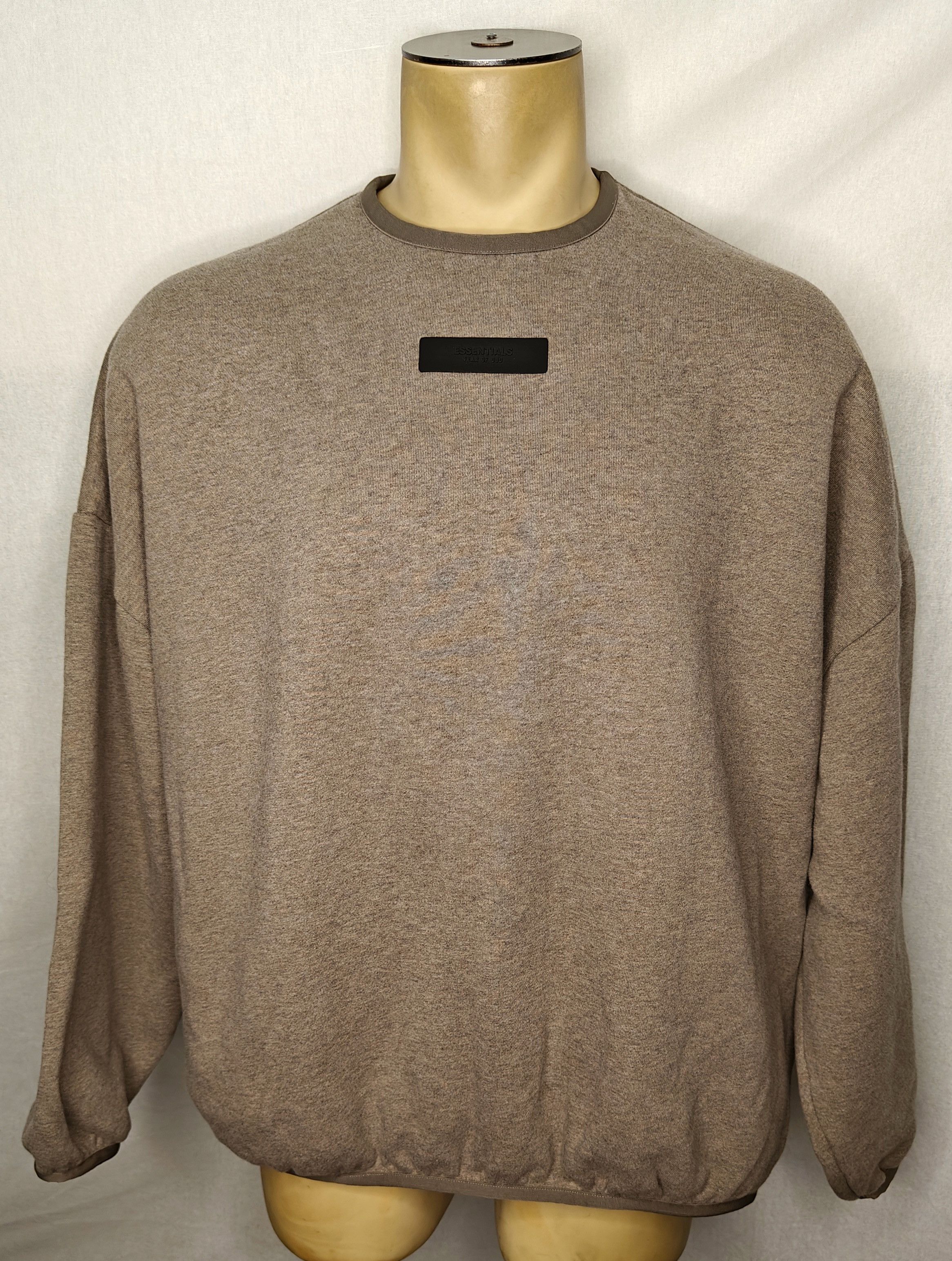 Fear of God Essentials Fear of God gray brown taupe pullover sweatshirt Size US XL / EU 56 / 4 - 1 Thumbnail
