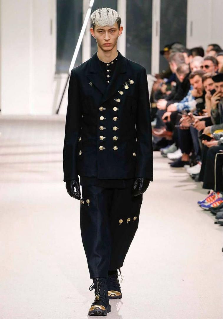 Yohji Yamamoto POUR HOMME 19aw look29 gold button shirts HC-B44-501 Size US M / EU 48-50 / 2 - 1 Thumbnail