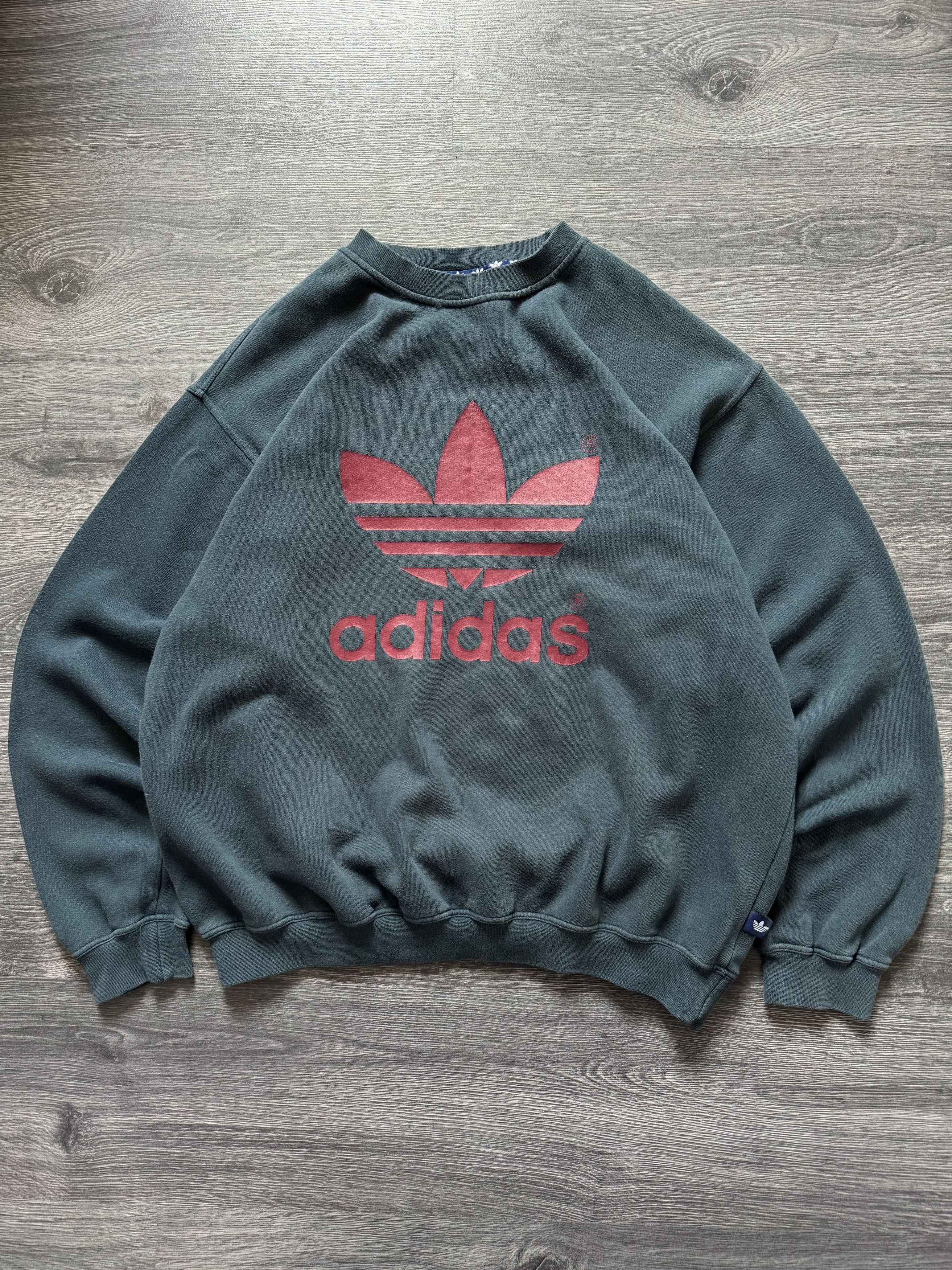 Adidas Vintage Adidas big logo boxy sweatshirt 90’s Size US M / EU 48-50 / 2 - 3 Thumbnail
