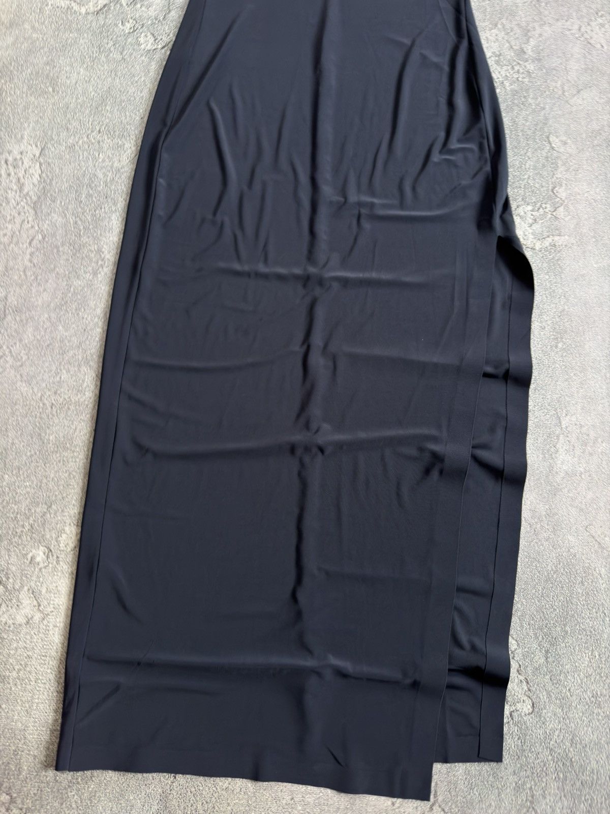 Norma Kamali Norma Kamali S Halter Turtle Side Slit Gown Dress 👗 Size S / US 4 / IT 40 - 11 Thumbnail