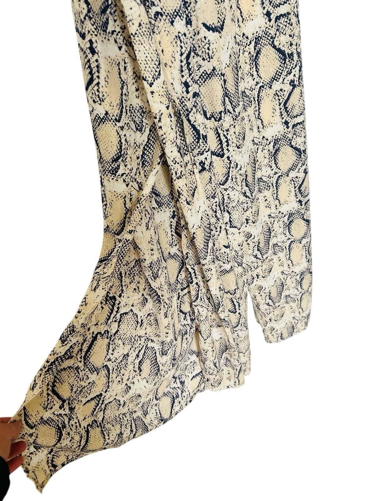 Other Miss Valley Jumpsuit Beige Animal Print BNWT - Sz 8 Size 27" / US 4 / IT 40 - 7 Thumbnail