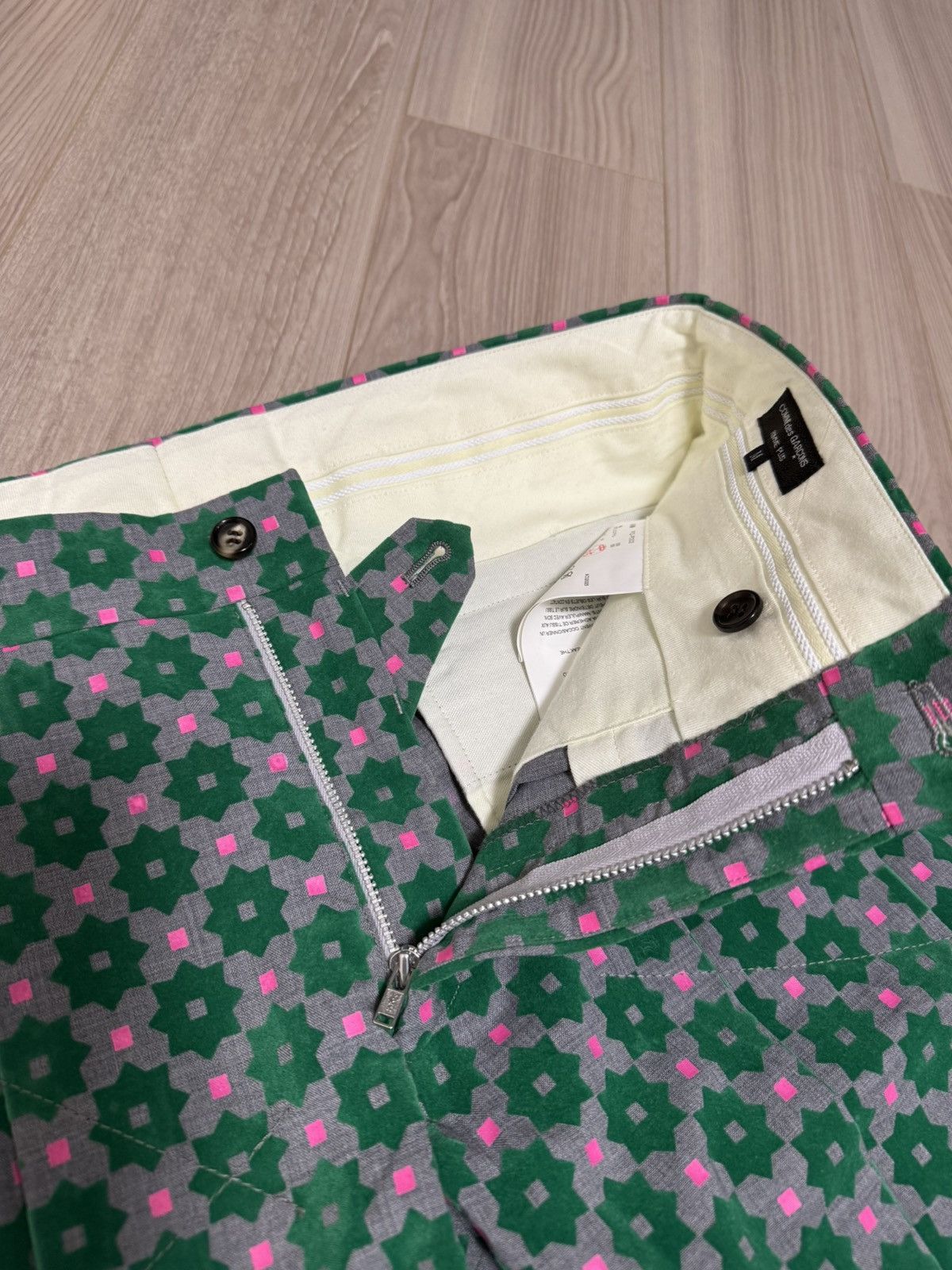 Comme des Garcons Homme Plus Comme des Garçons Homme Plus Floral Jacquard Runway Trousers Size US 34 / EU 50 - 9 Thumbnail