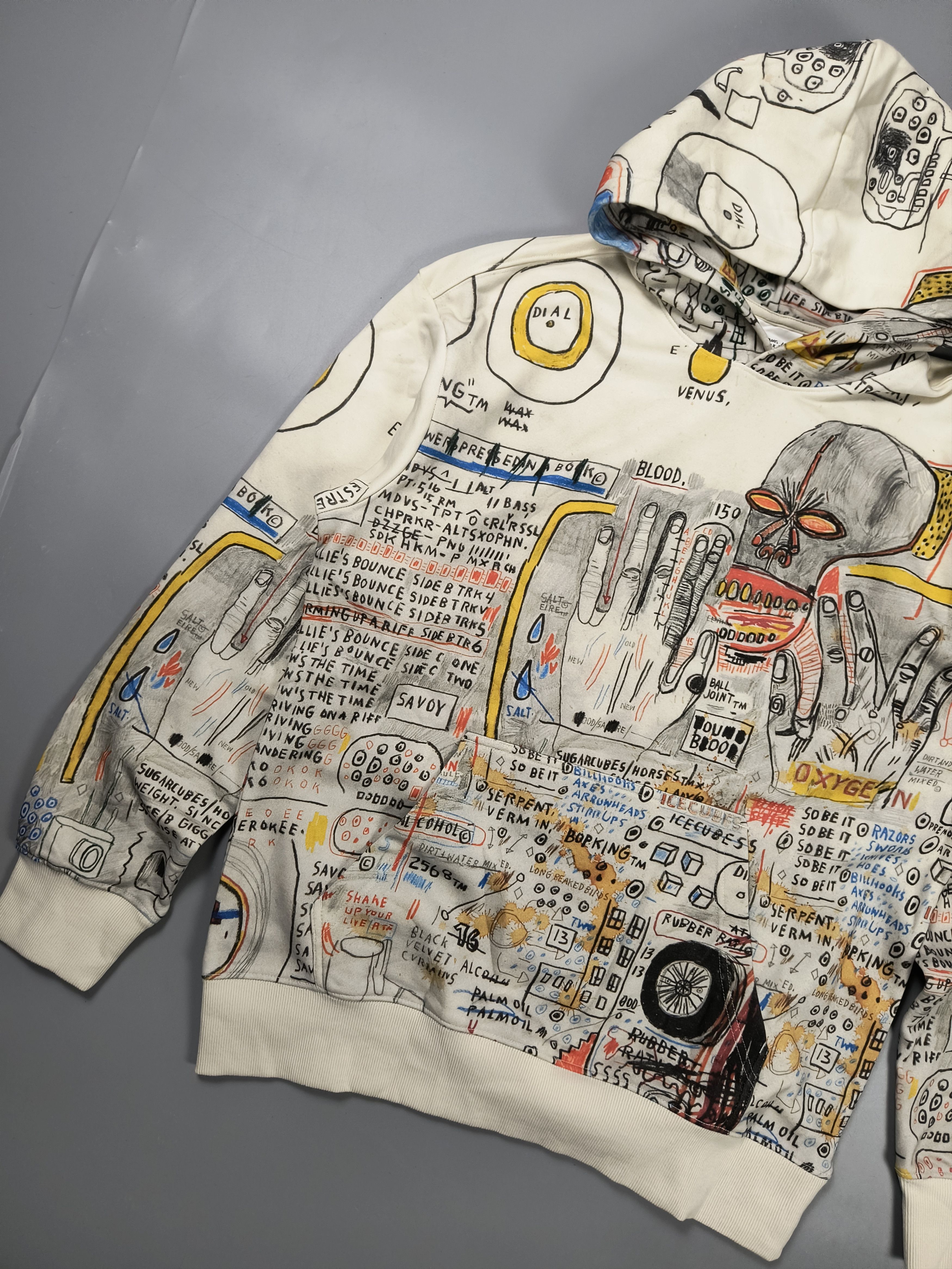 H&M × Jean-Michel Basquiat × Who Decides War H&M x Jean Michel Basquiat Who Decides War hoodie sweatshirt Size US M / EU 48-50 / 2 - 5 Thumbnail
