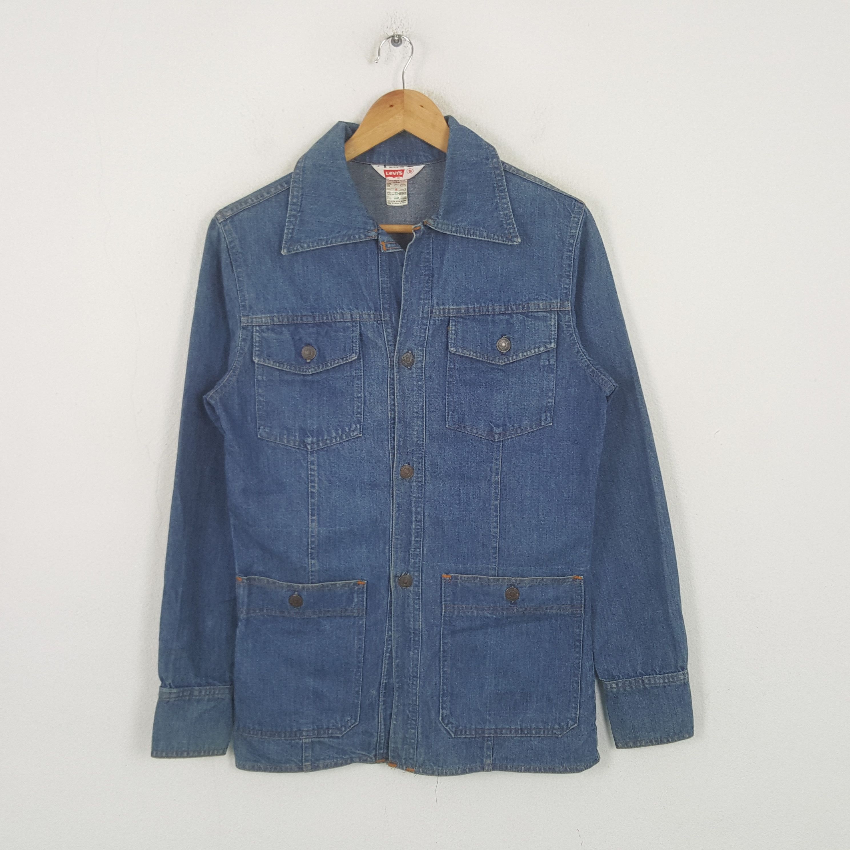 Levi's Vintage Levi's USA Denim Shirt Button Up RR8 Size US S / EU 44-46 / 1 - 1 Thumbnail