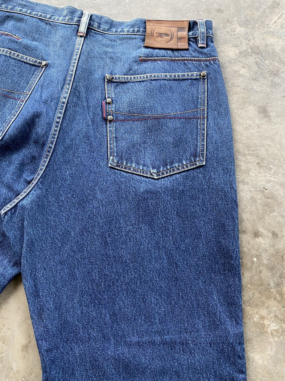 Phat Farm × Vintage Baggy Jeans Phat Farm Rappers Jeans 36x34 Size US 36 / EU 52 - 15 Thumbnail