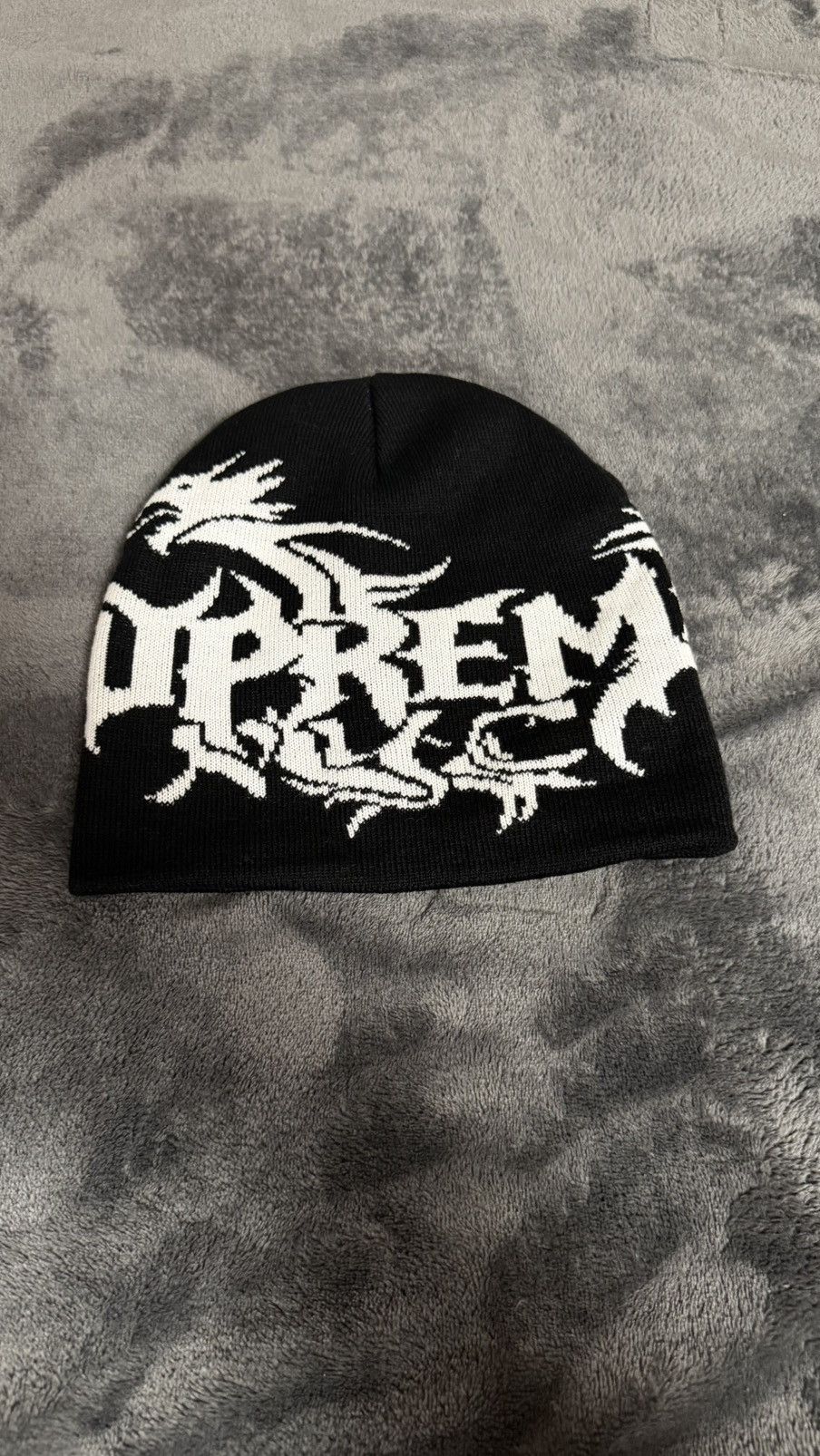 Supreme Supreme God Beanie “Black” | Grailed