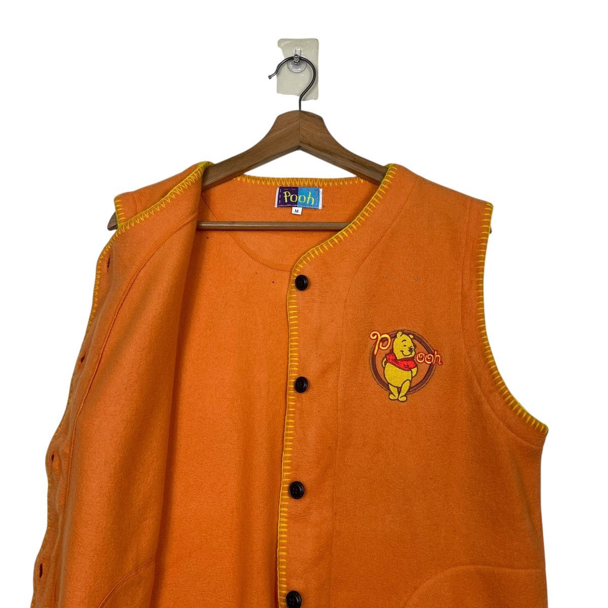 Cartoon Network Vintage 90s Winnie The Pooh Button Fleece Vest Size US M / EU 48-50 / 2 - 10 Thumbnail