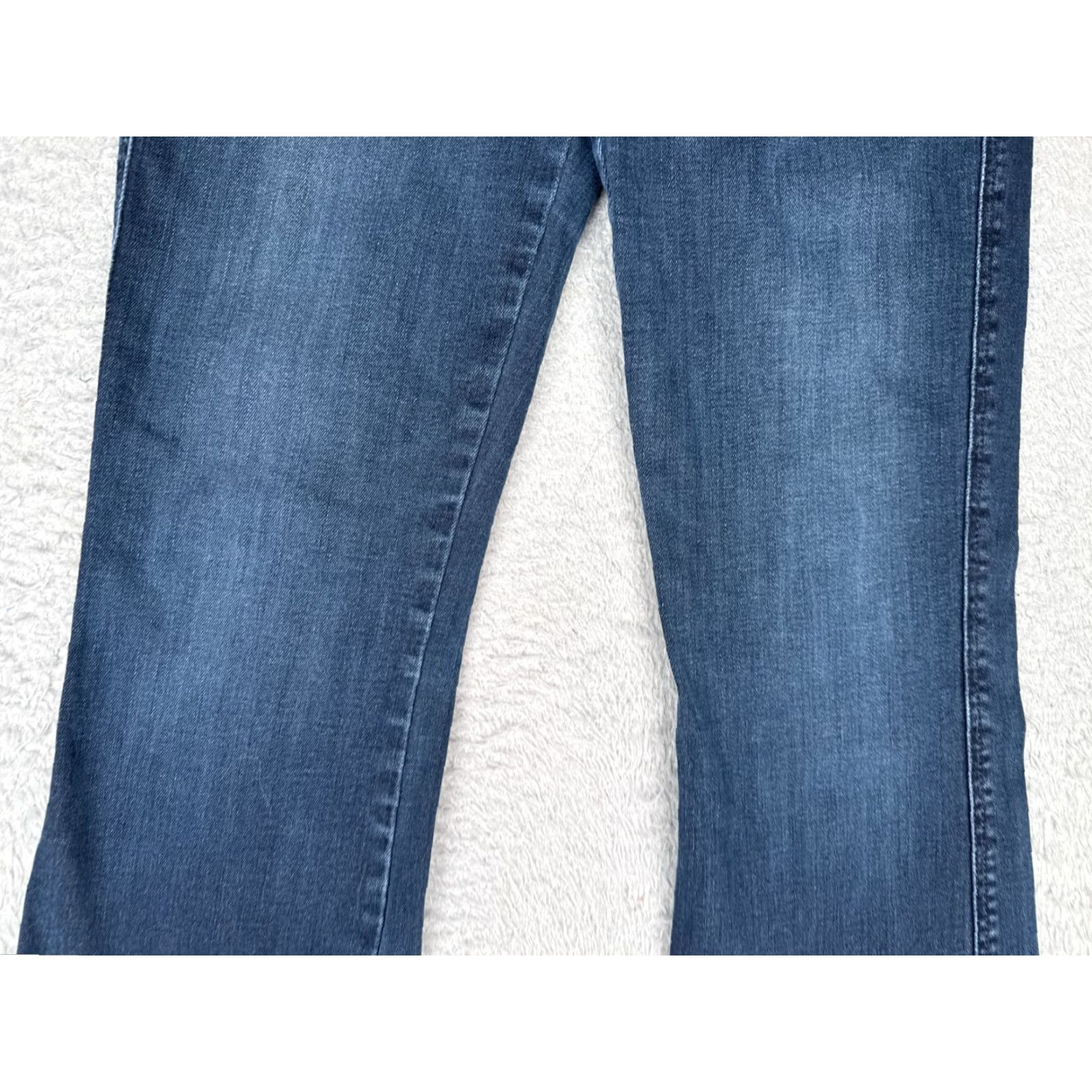 7 For All Mankind 7 For All Mankind Jeans Womens 27x27 Blue Denim Kimmie Bootcut Low Rise Dark Raw Size 27" / US 4 / IT 40 - 3 Thumbnail