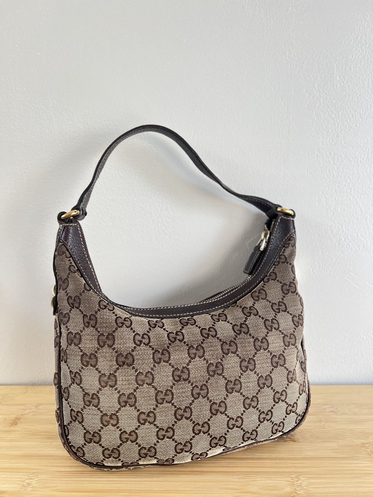 Gucci gucci vintage canvas gg shoulder bag Size ONE SIZE - 1 Thumbnail