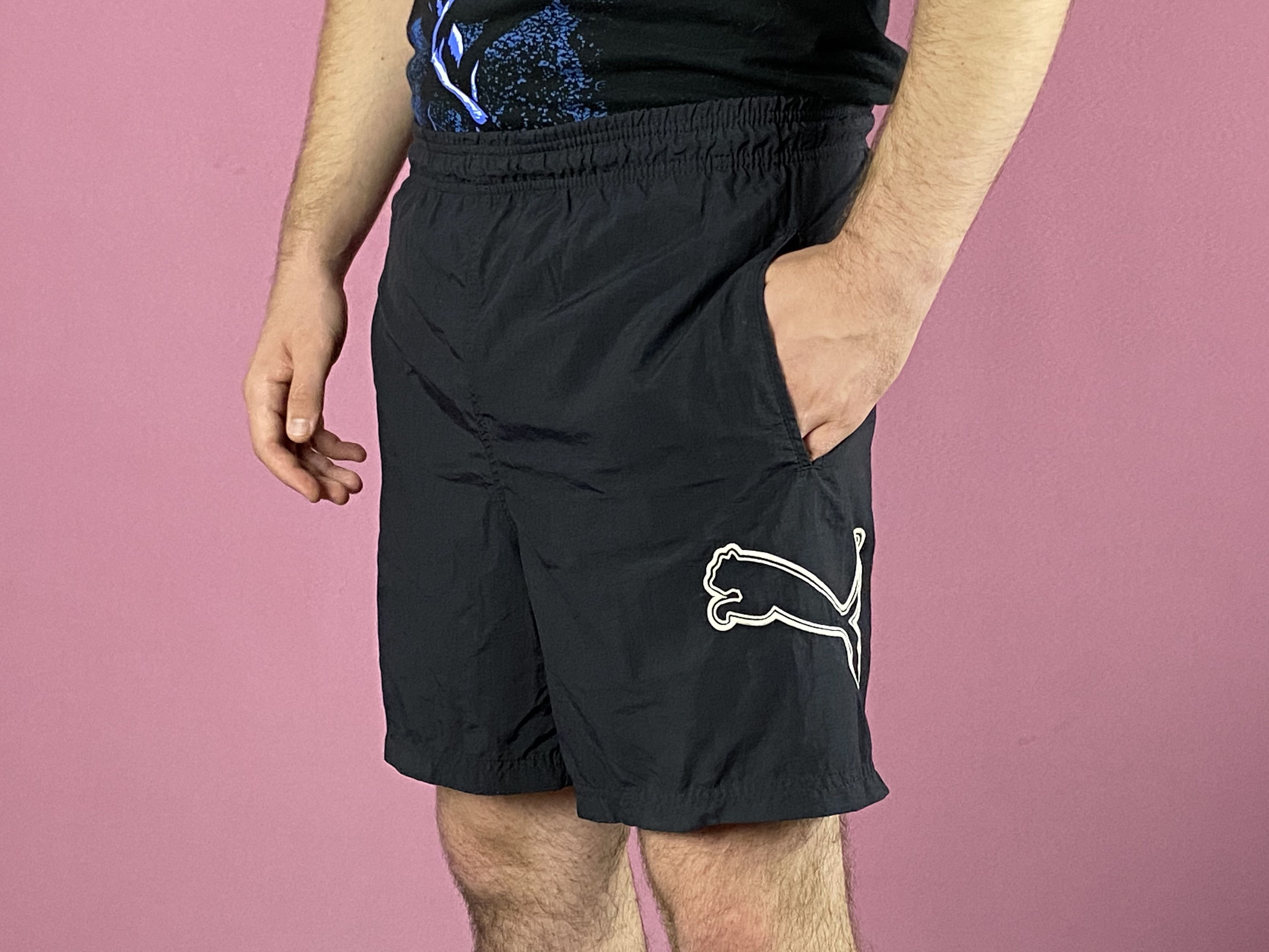 Puma × Vintage 90s Puma Vintage Men's Sport Shorts - S Size US 32 / EU 48 - 2 Thumbnail
