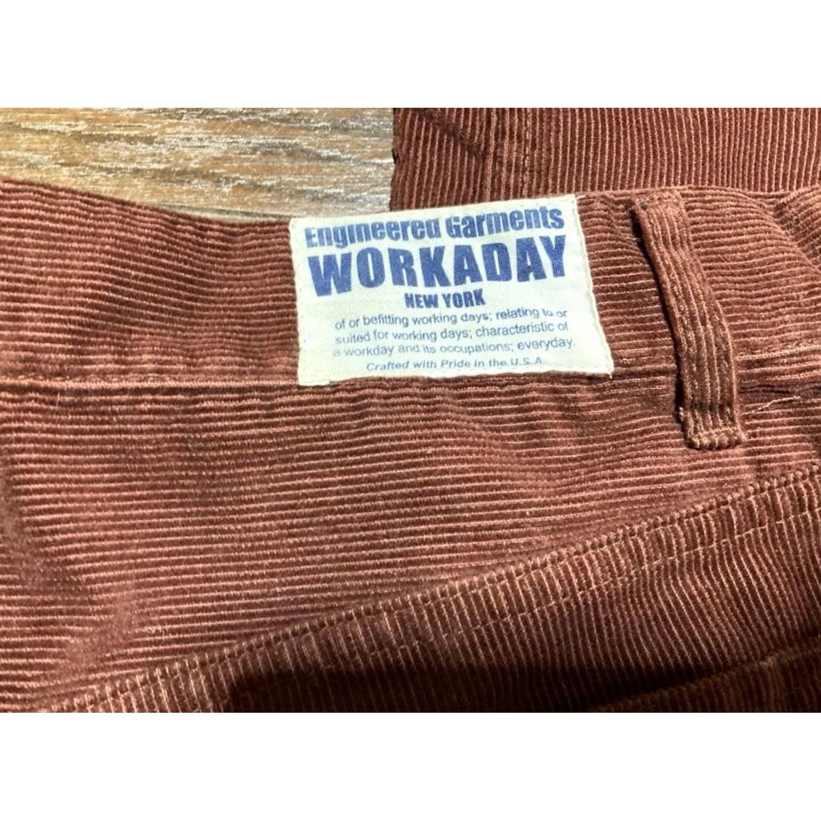 Engineered Garments Engineered Garments WORKADAY Pants Size 34 Brown Corduroy Pre-owned Men's Size US 34 / EU 50 - 5 Thumbnail